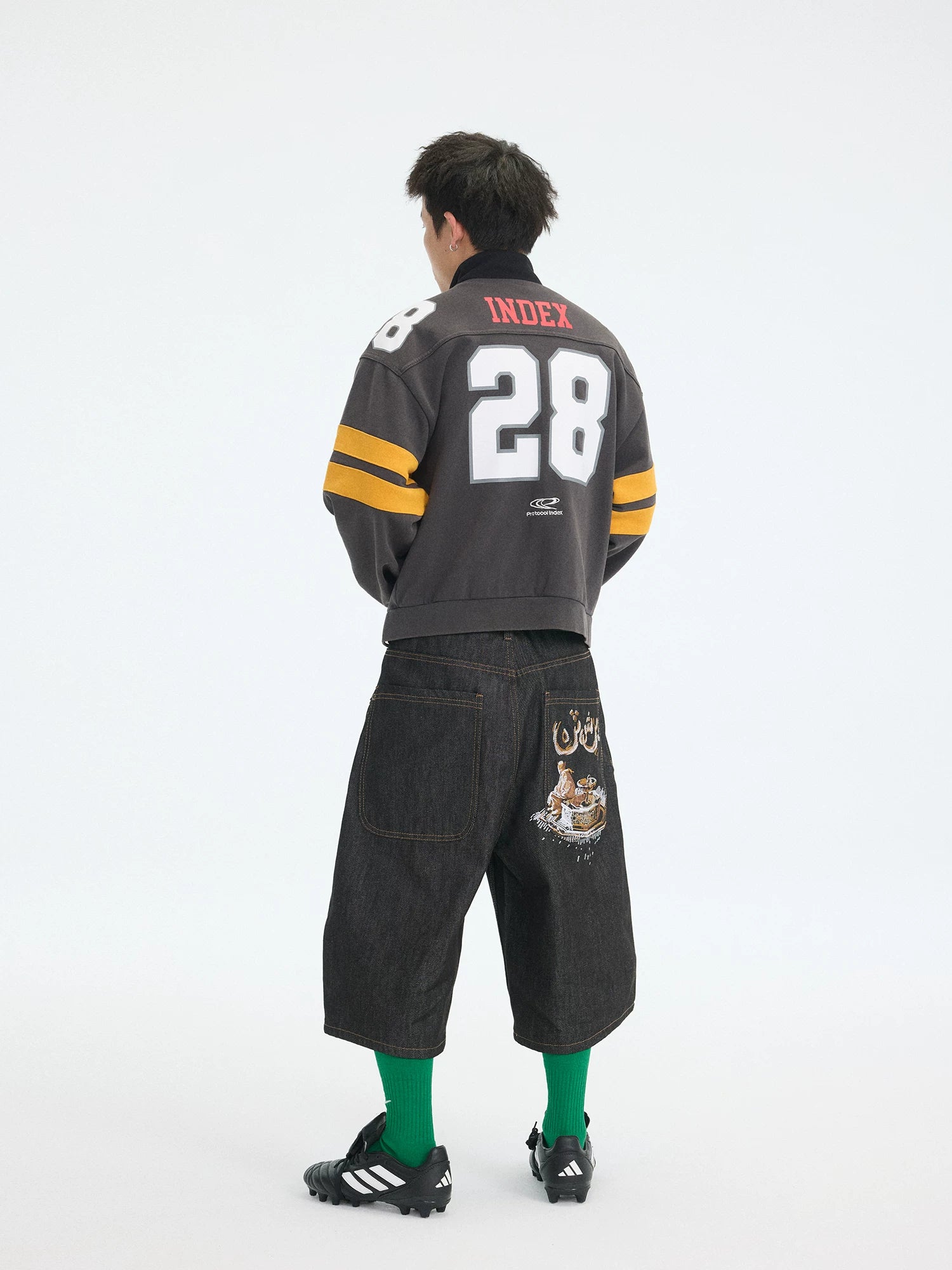 Protocol 28 Gridiron Cropped Jacket