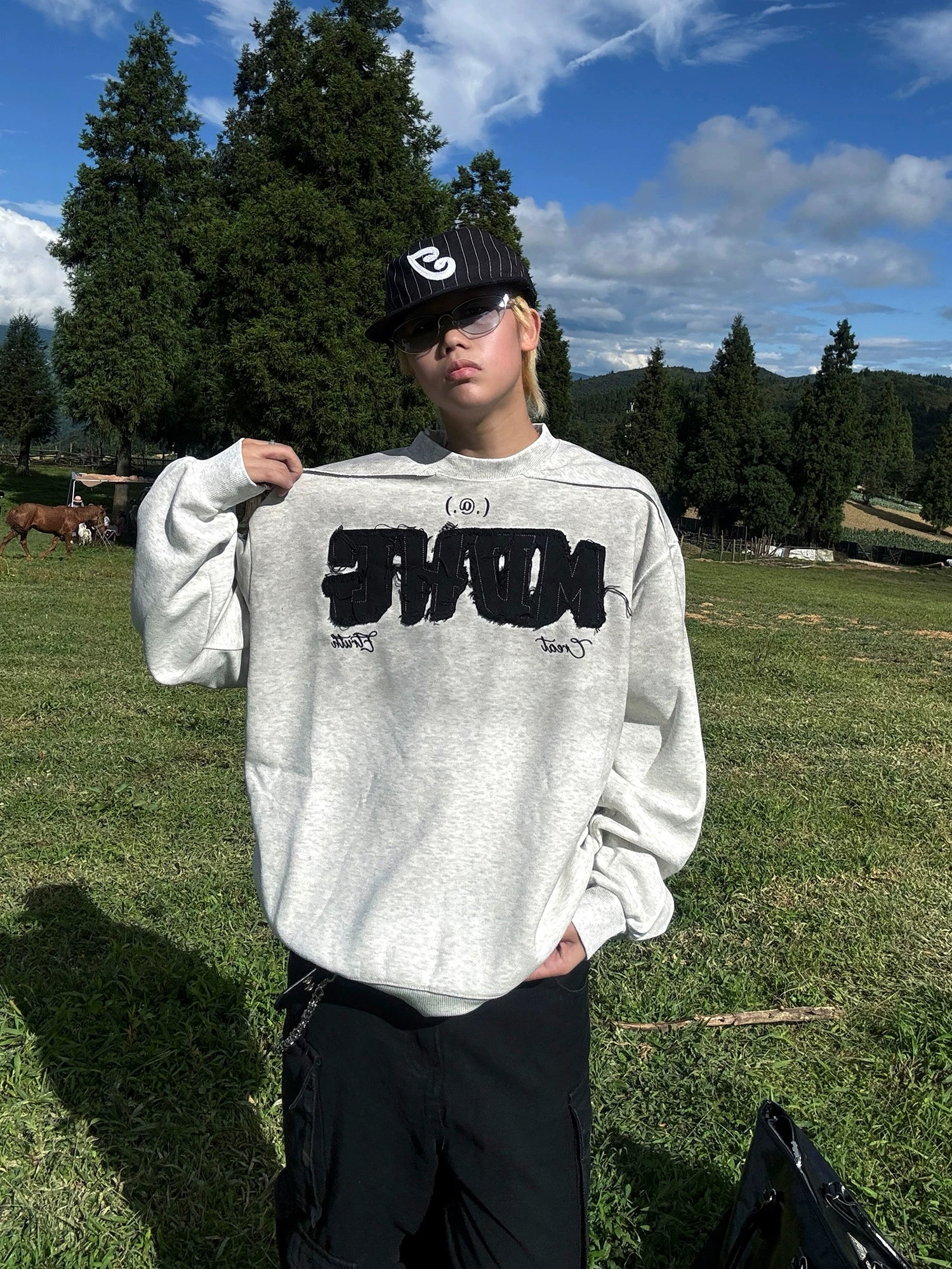 Cloudfield Rough-Cut Logo Sweatshirt