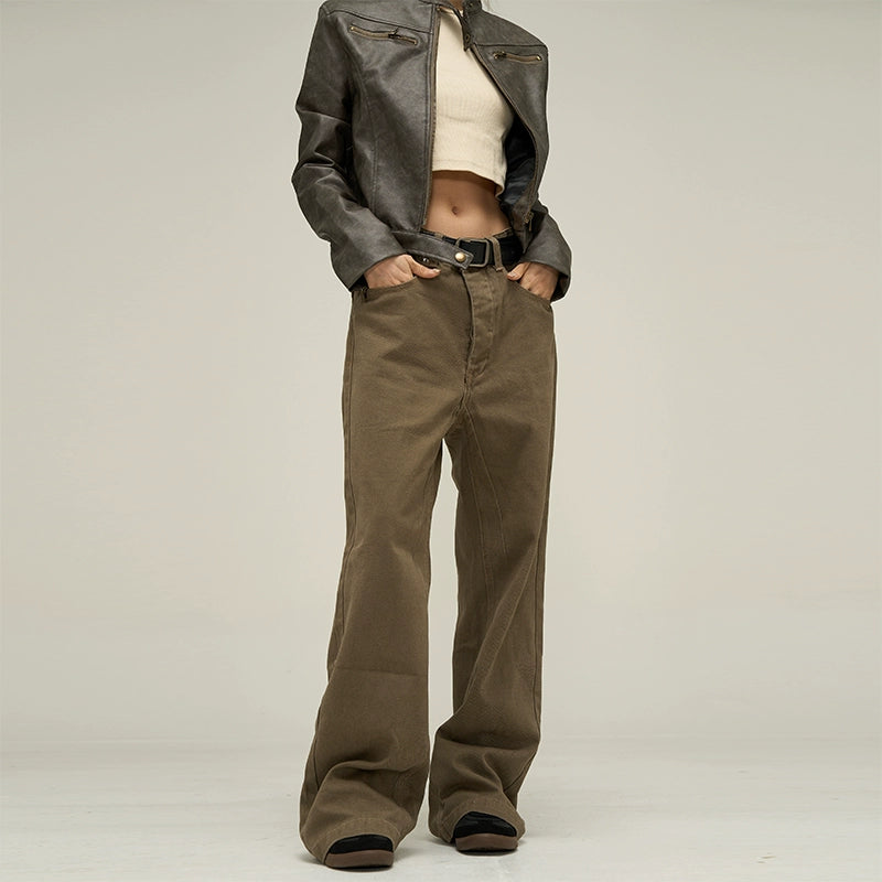 Wide-Leg Carpenter Pants