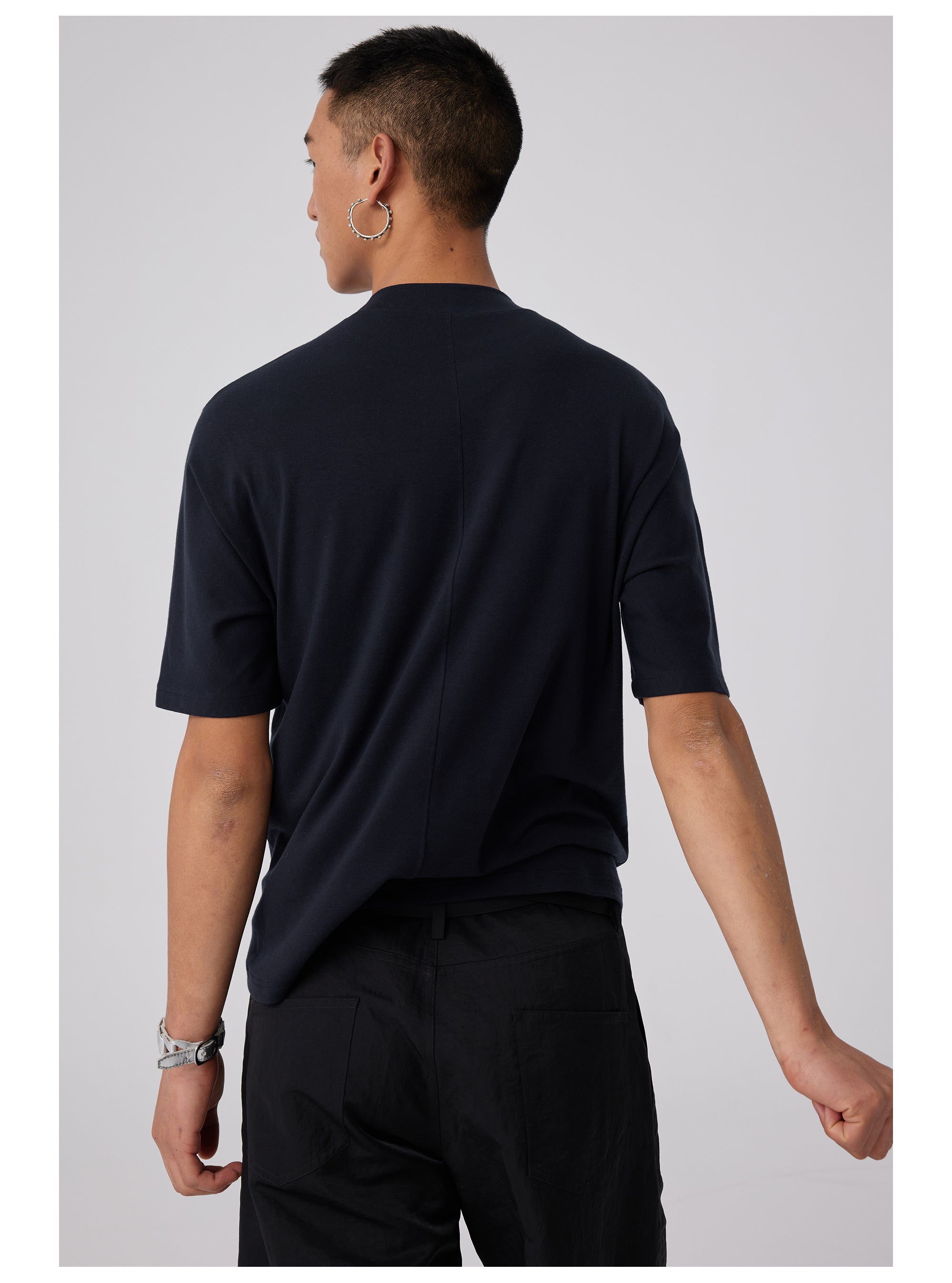 Wool Slim-Fit Turtleneck T-shirt