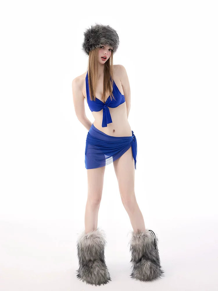 Glacier Siren Sapphire Bikini Set