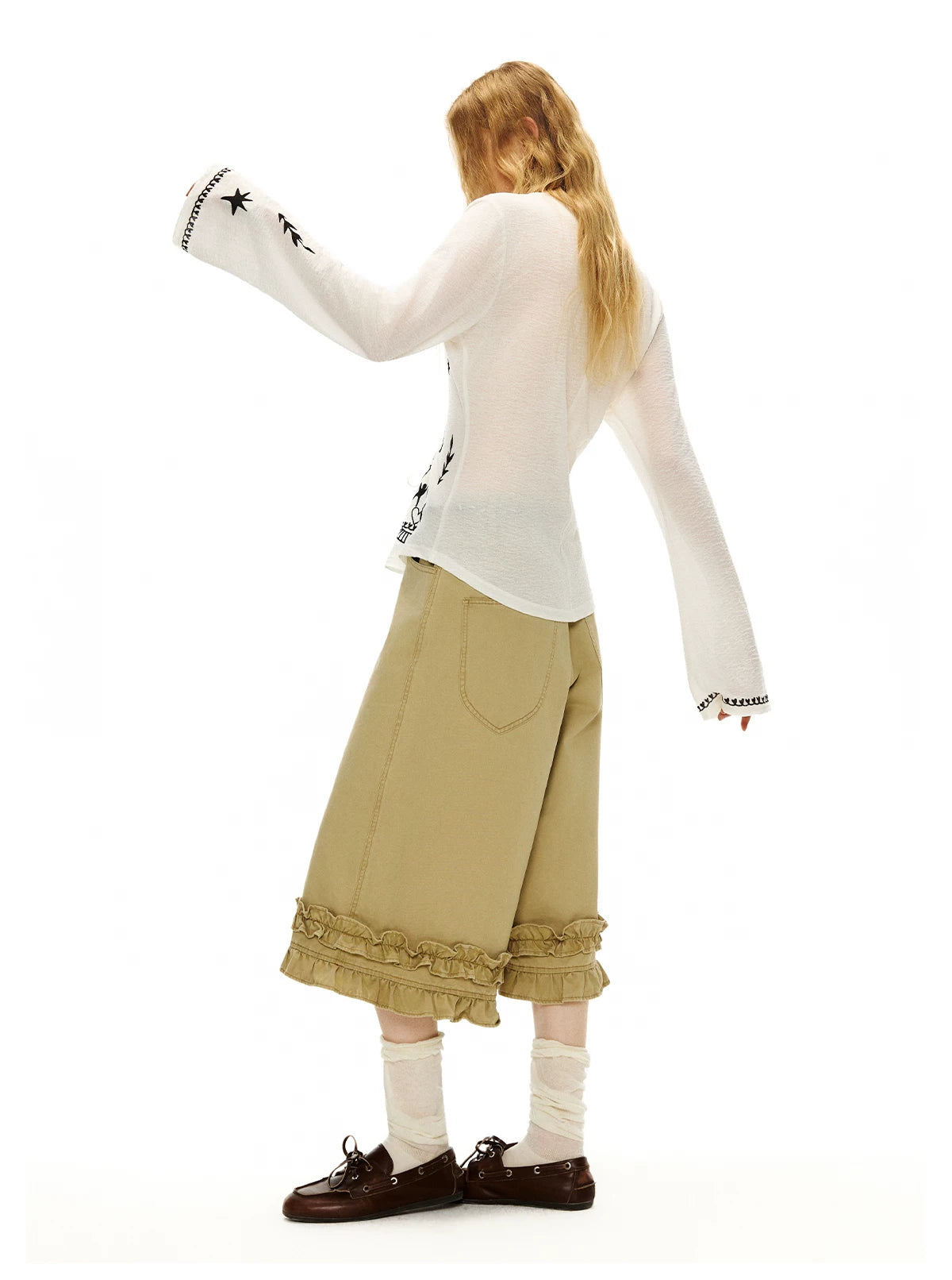 Celestial Familiar Spellbound Tie‑Front Cardigan
