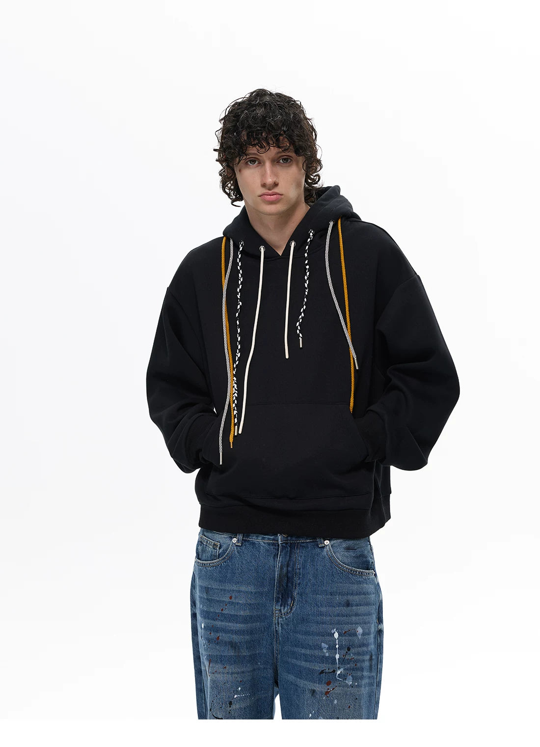 Tri‑Cord Pop Hooded Sweatshirt