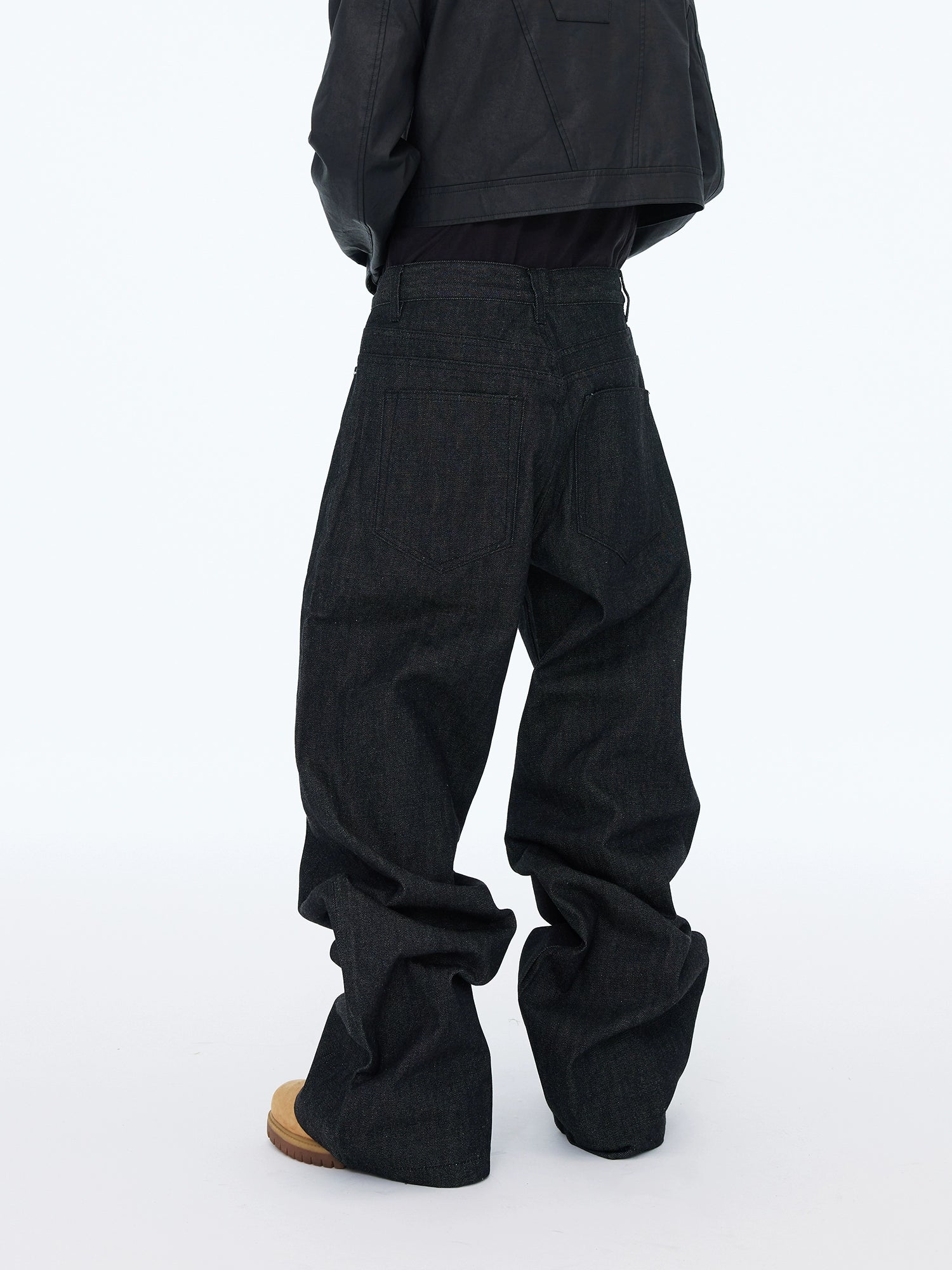 ObsidianStack Multi-Button Wide Jeans