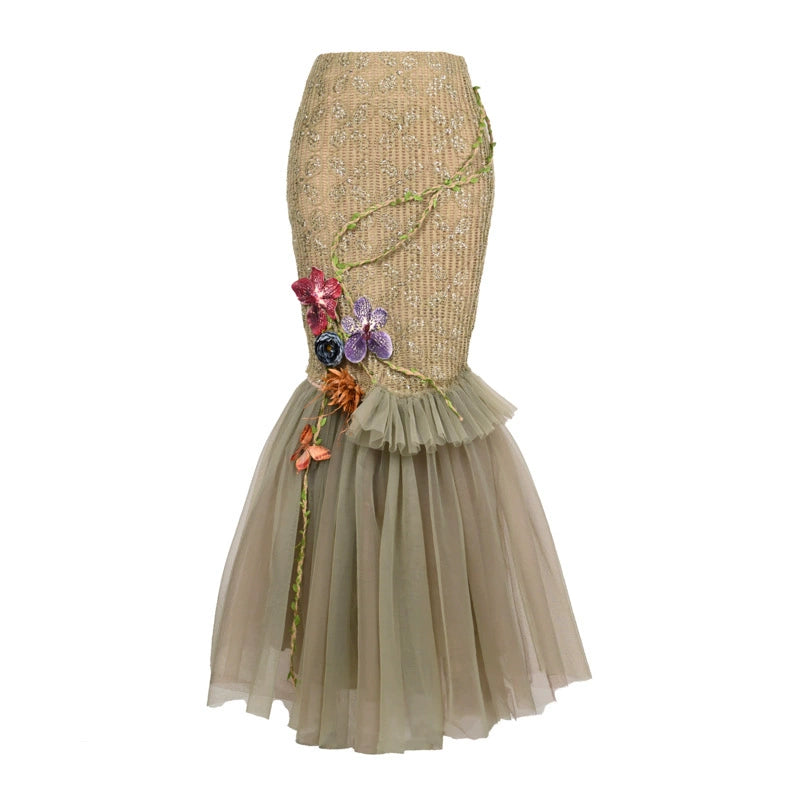 Woodland Fairy Mermaid Skirt