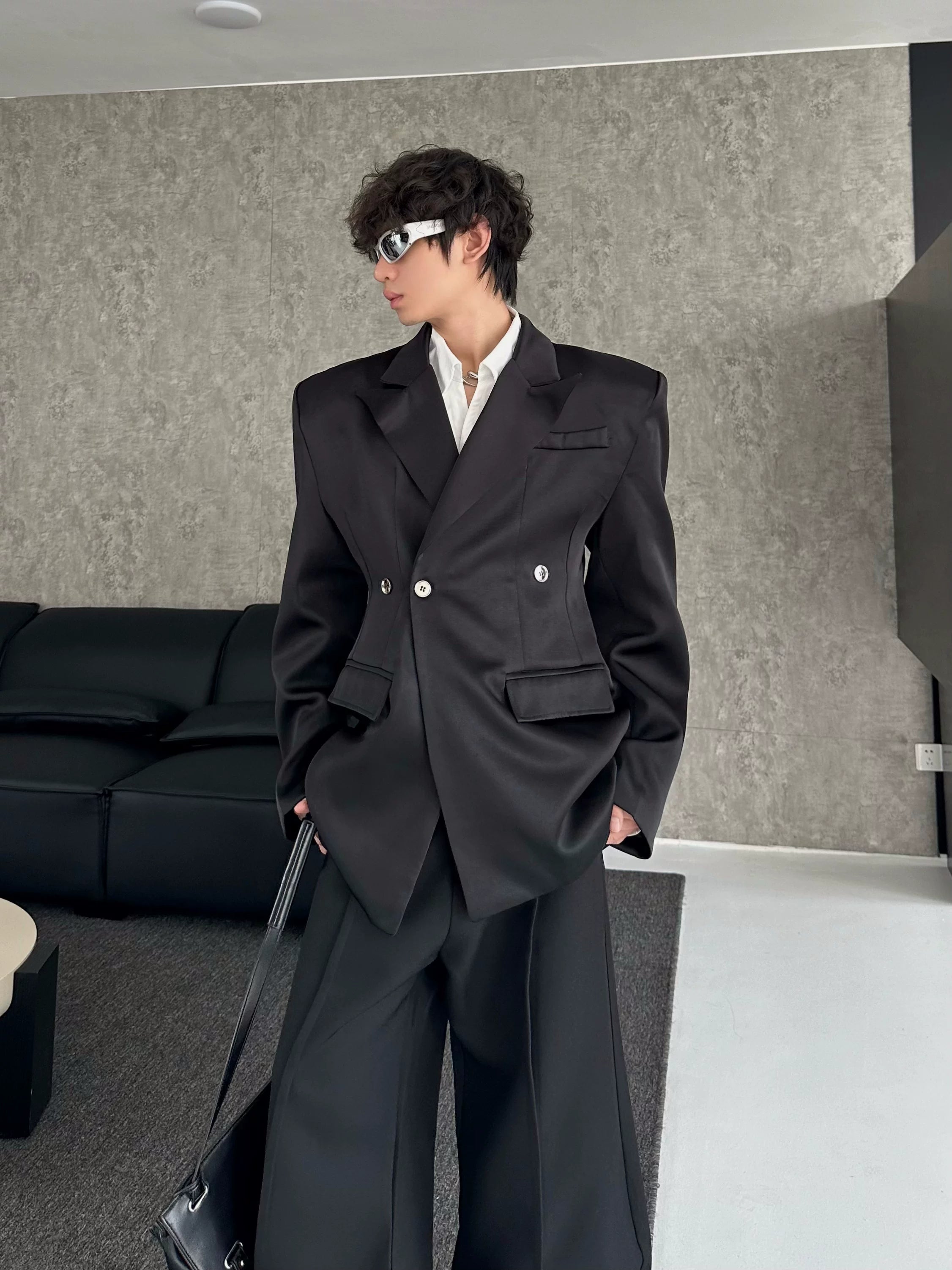 Onyx Apex Structured Blazer