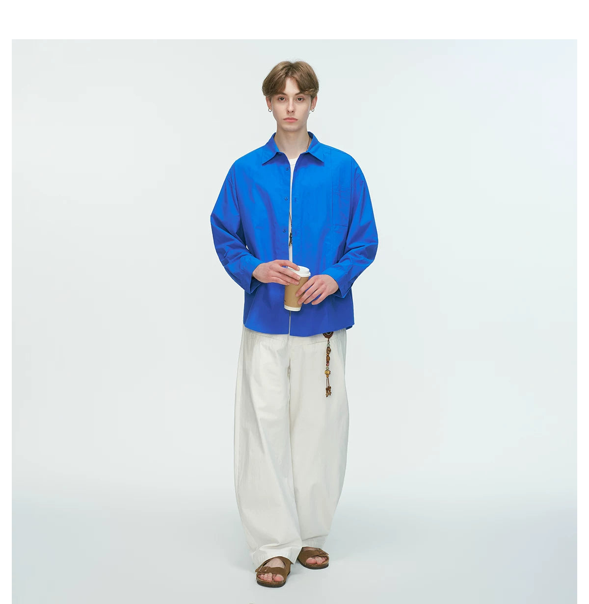 MonoFrame Relaxed Poplin Shirt