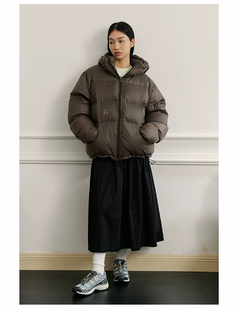 Retro Hooded Puffer Jacket