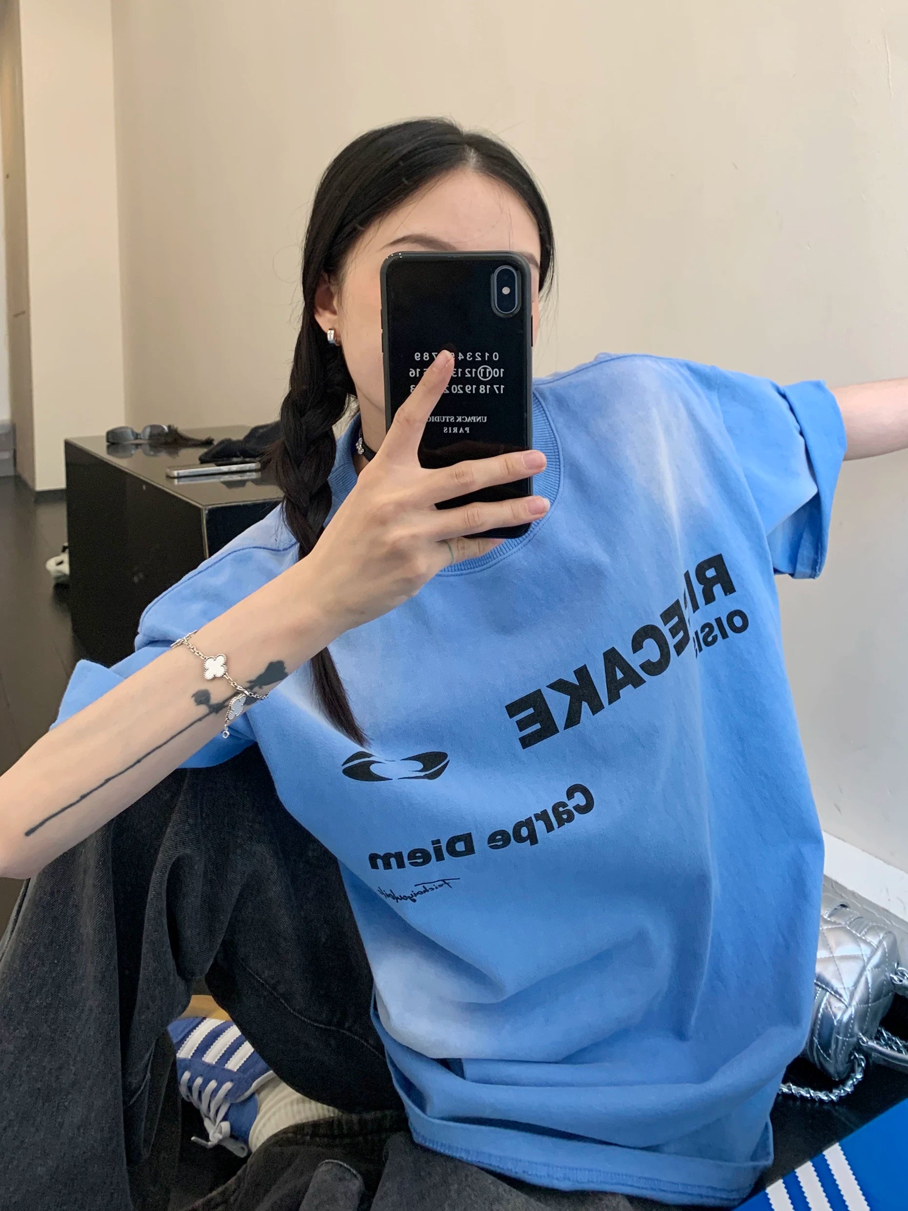 Sky Fade Ricecake Tee