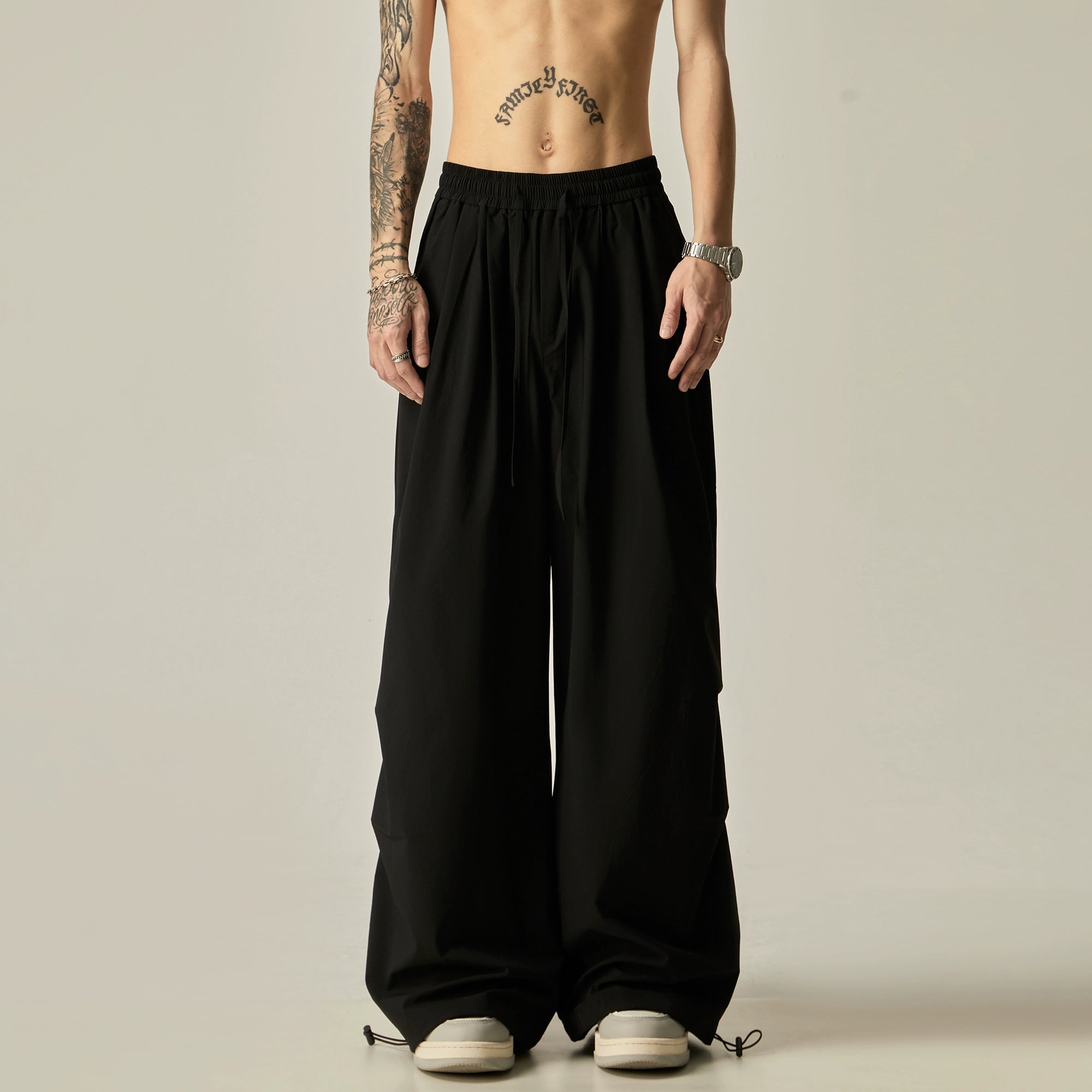 Sage Flowy Wide Leg Pants