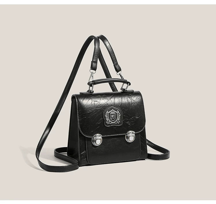 Midnight Crest Mini Satchel
