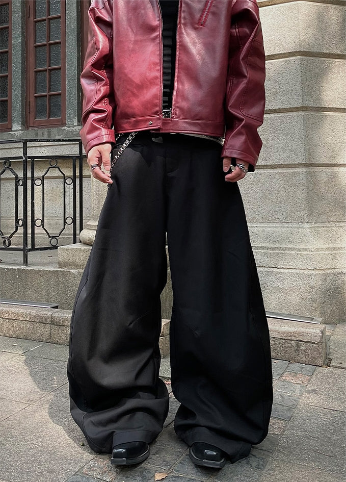 Shadow Flow Wide Leg Pants