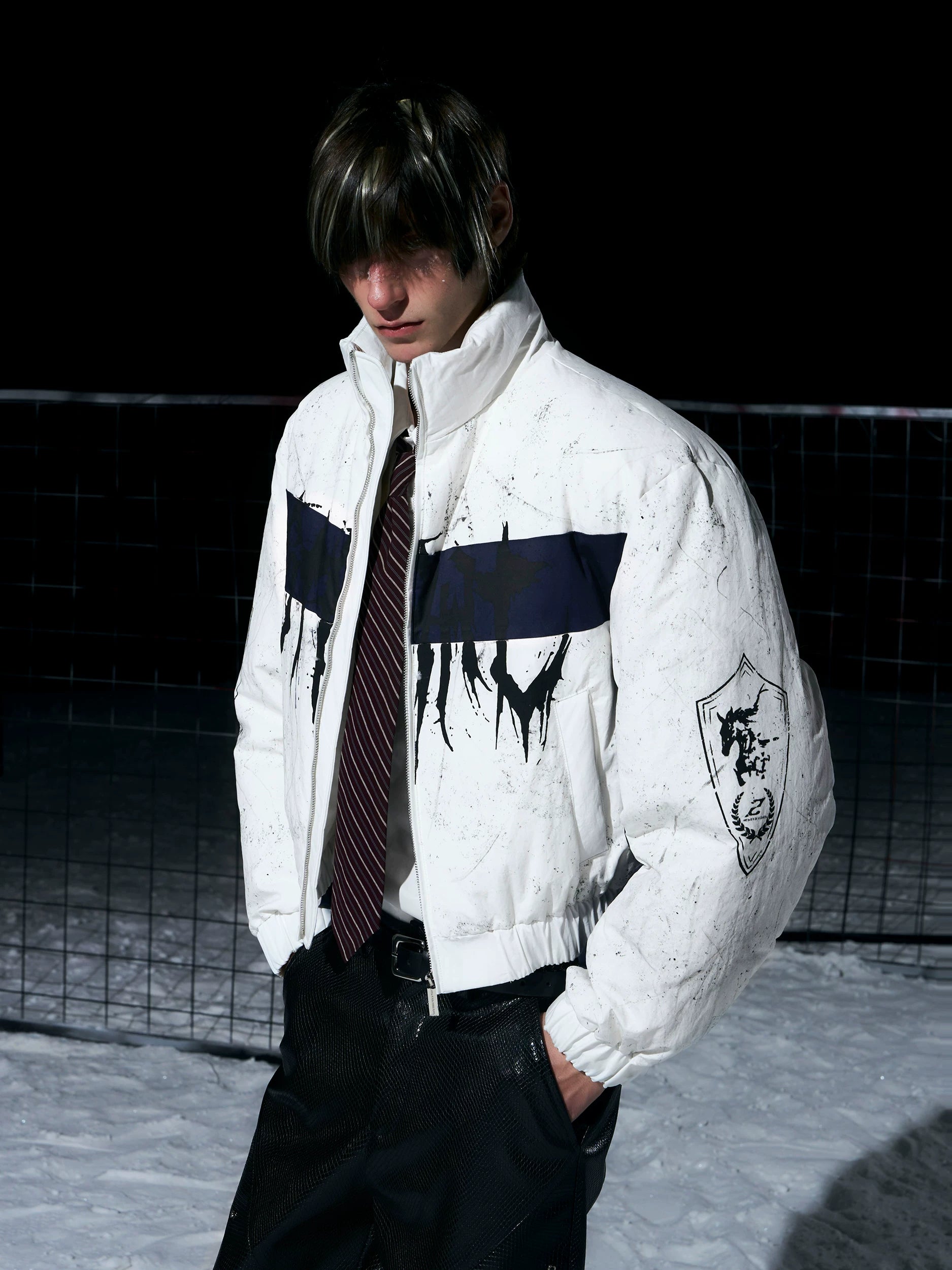 Cavalry Graffiti Puffer Jacket