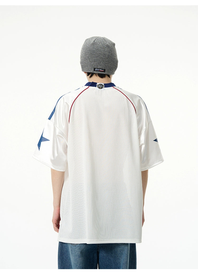 Oversized Mesh Soccer Jersey
