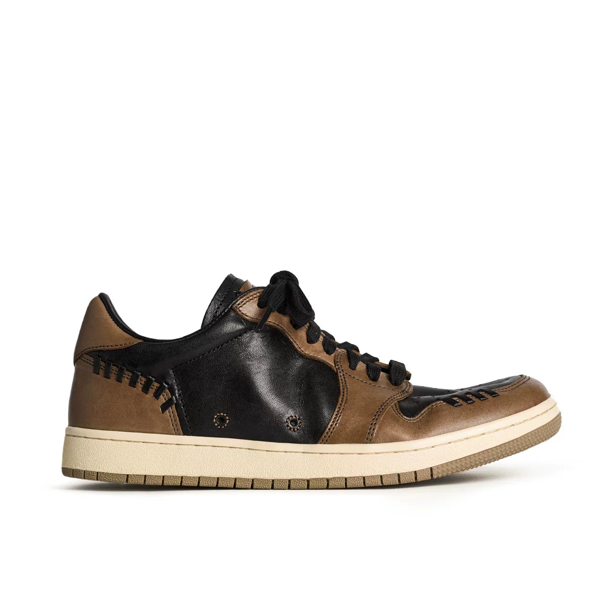 Retro Two-Tone Casual Sneakers