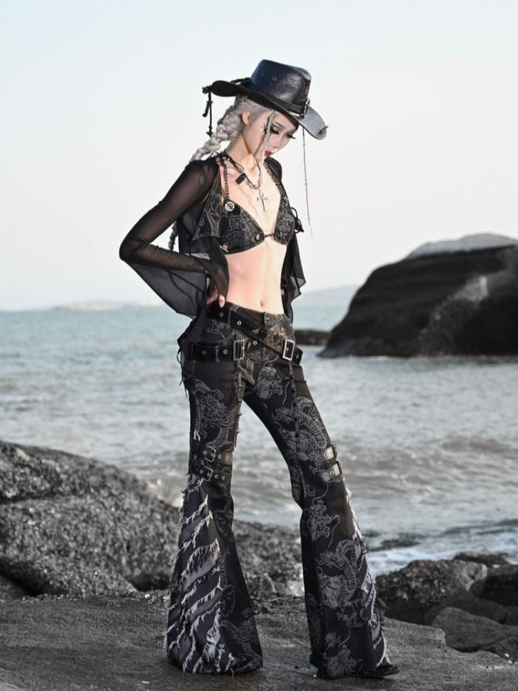 Cardigan court en maille d'origine