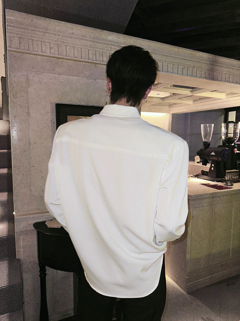 Nocturne Constellation Crystal Dress Shirt