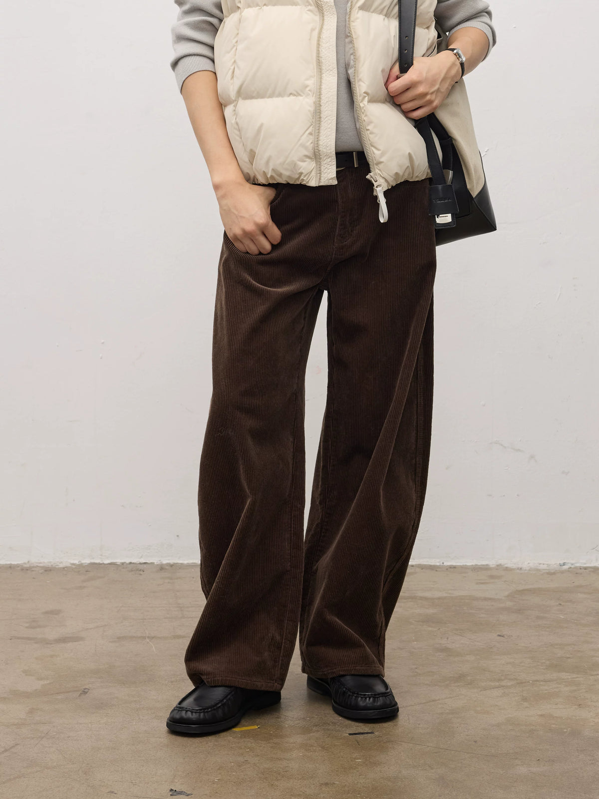 Marlow Wide-Leg Corduroy Trousers