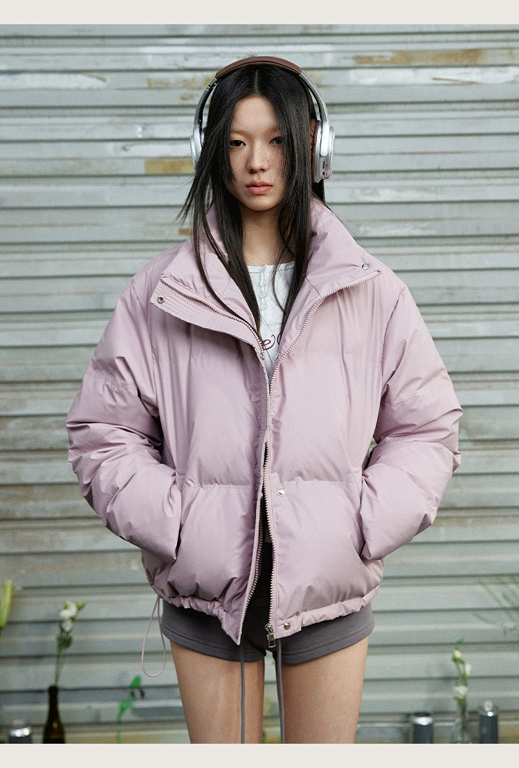 Veste en coton à col courte