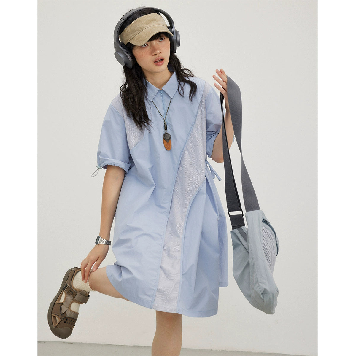 Robe de chemise surdimensionnée Octopusme