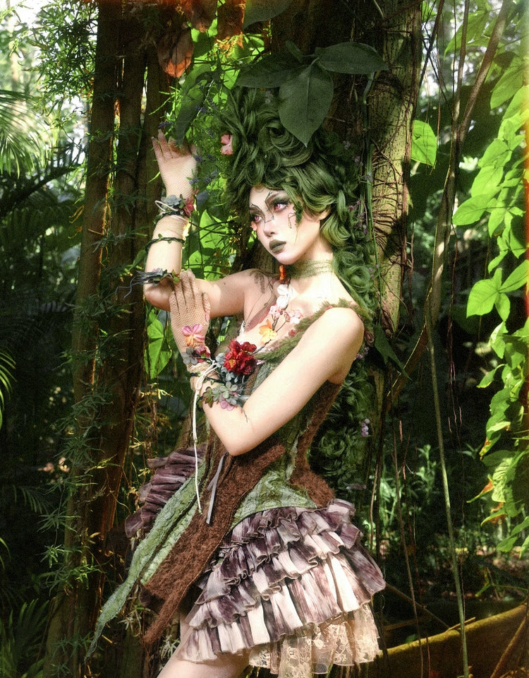 Steampunk Ruffle Corset