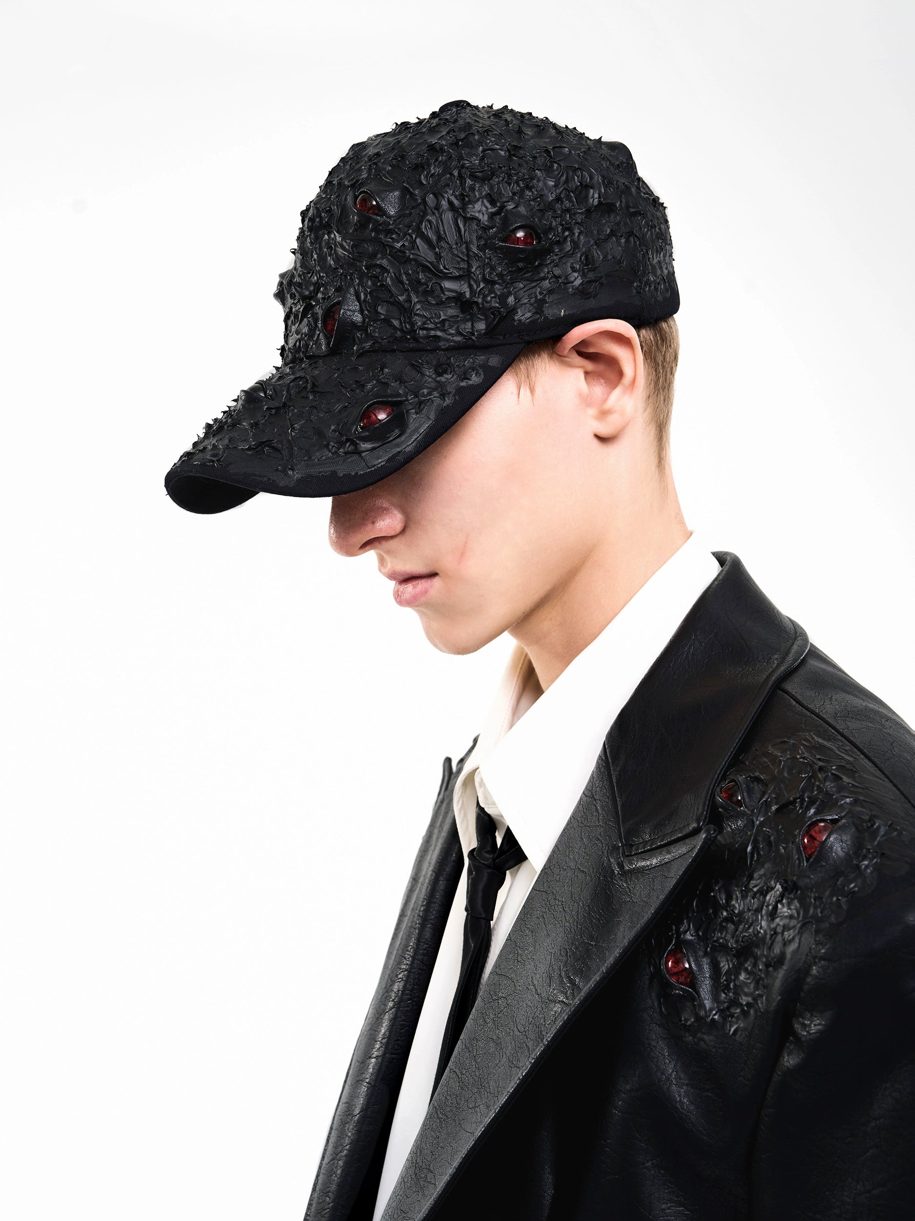 Textured Black Monster Eye Cap
