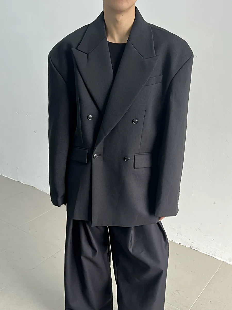 Midnight Frame Oversized Blazer