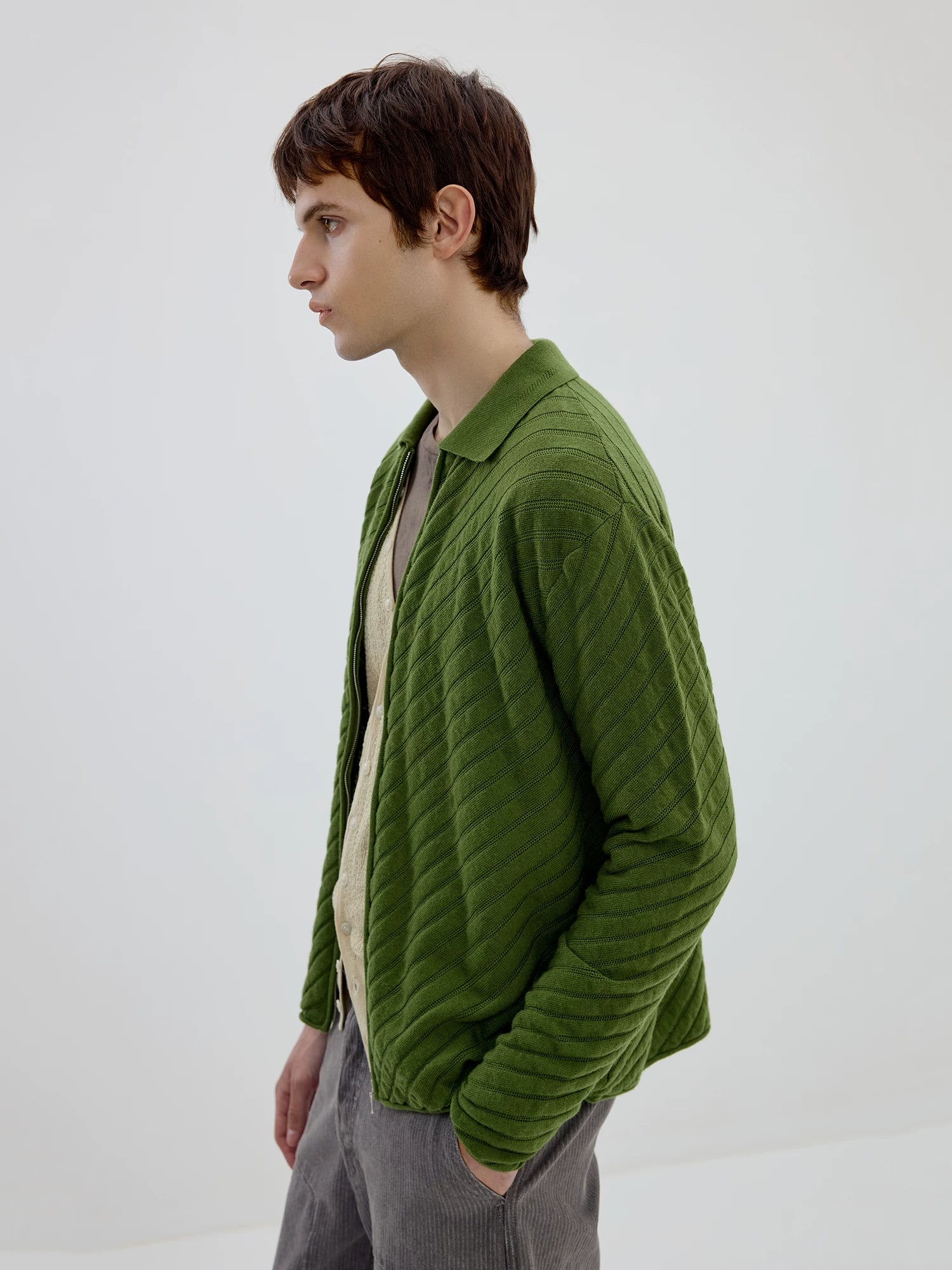 Quilted Zip-Up Jacket