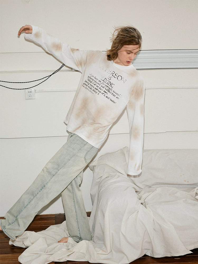 Vintage Light Wash Straight-Leg Jeans