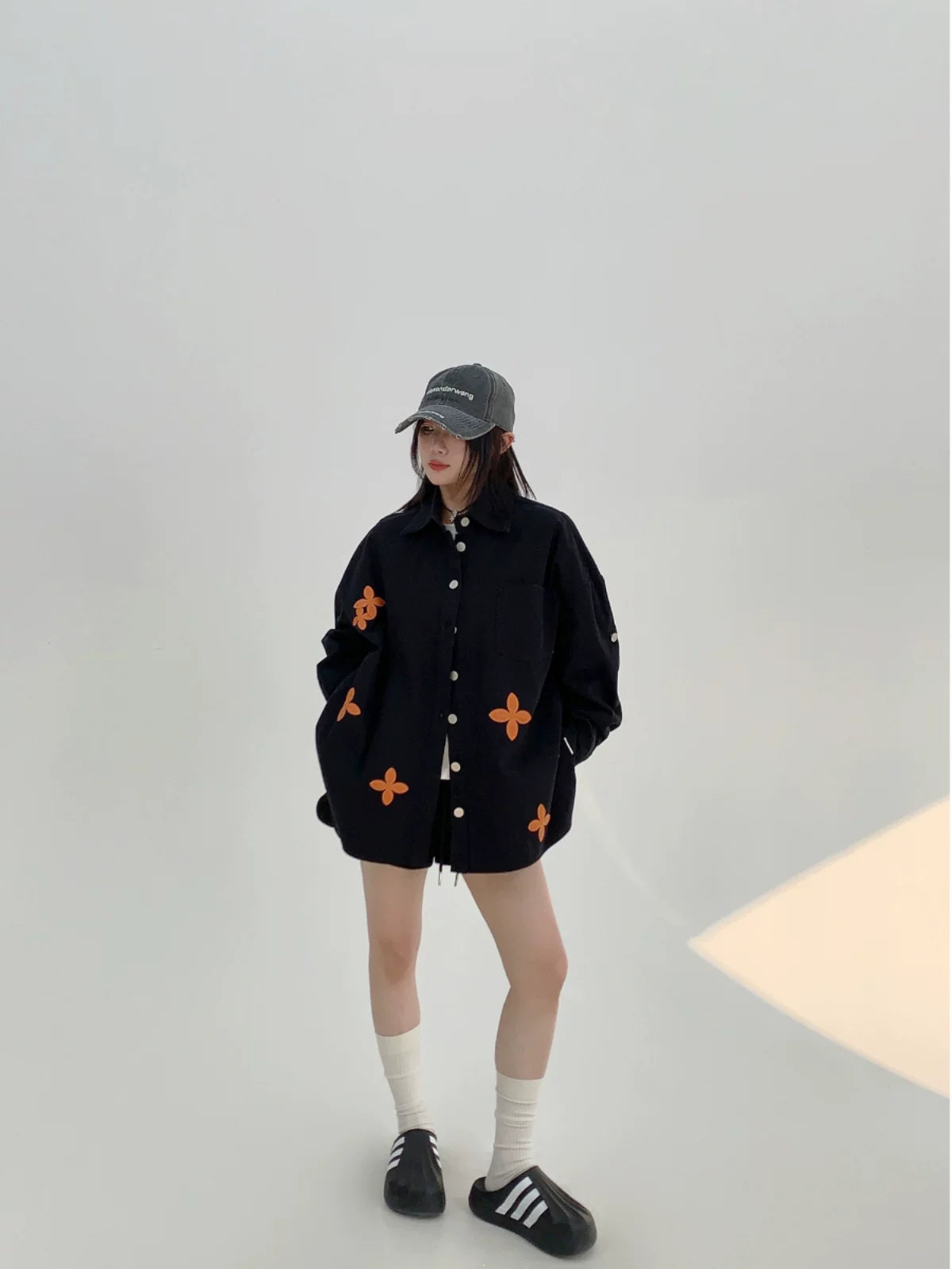 Olive Bloom Button Shirt