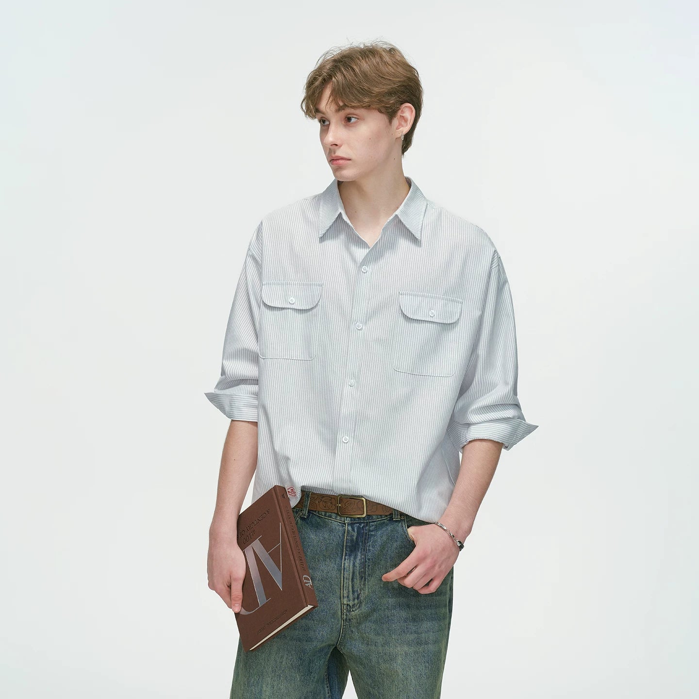 Skyline Pinstripe Utility Shirt