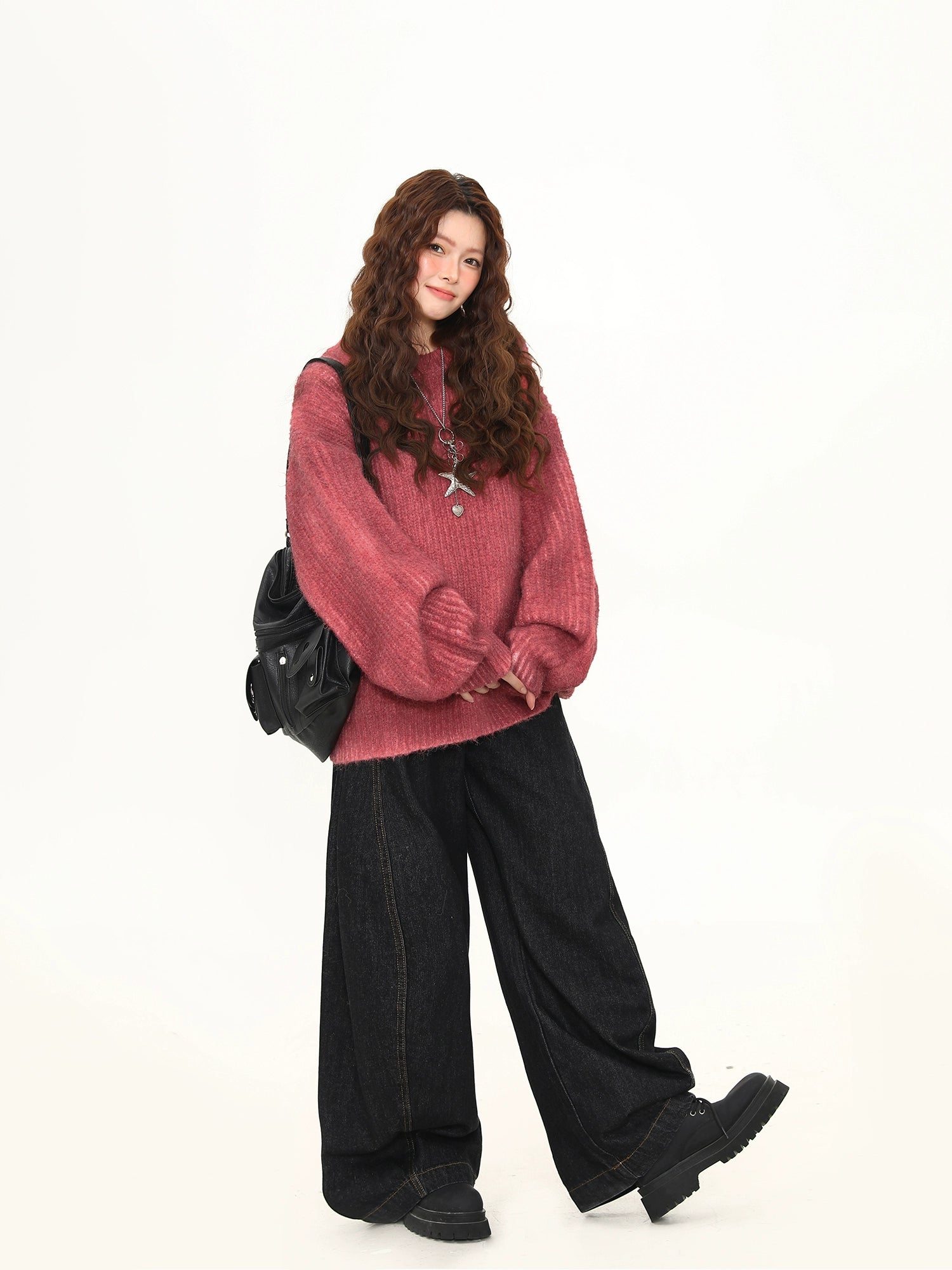 Rose Jam Cozy Knit Sweater