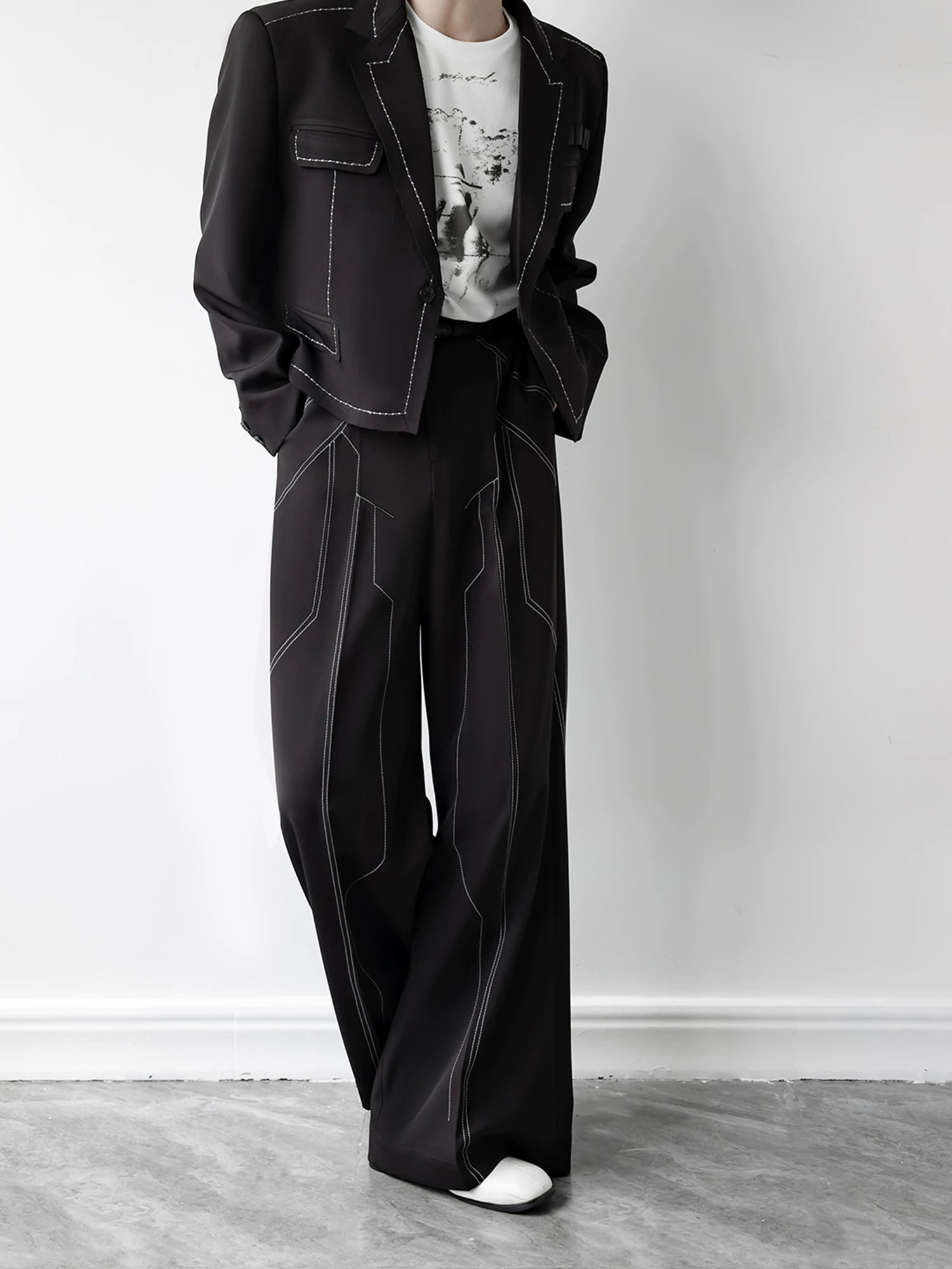 Circuit Trace Wide Trousers