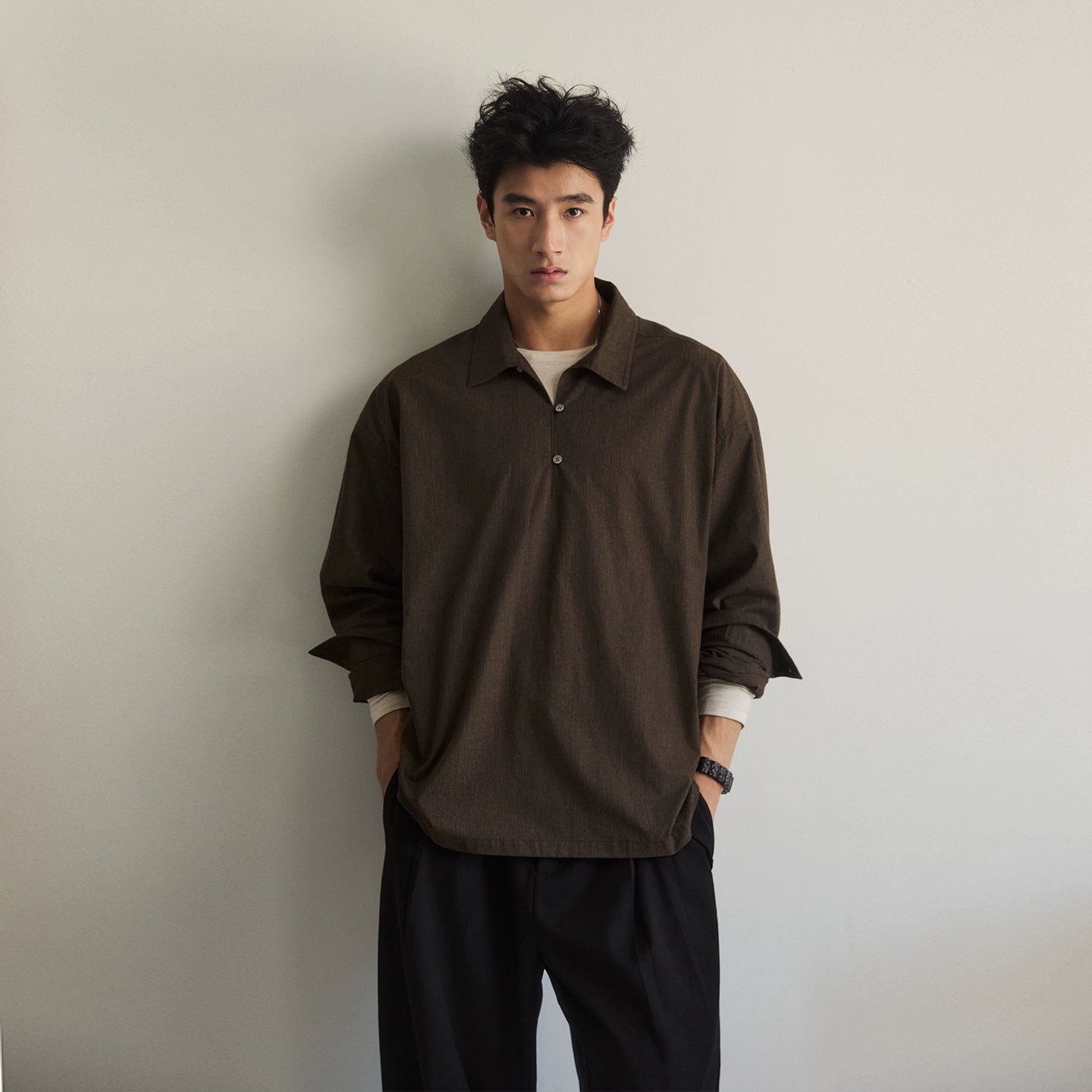 BarkLine Relaxed Collar Shirt