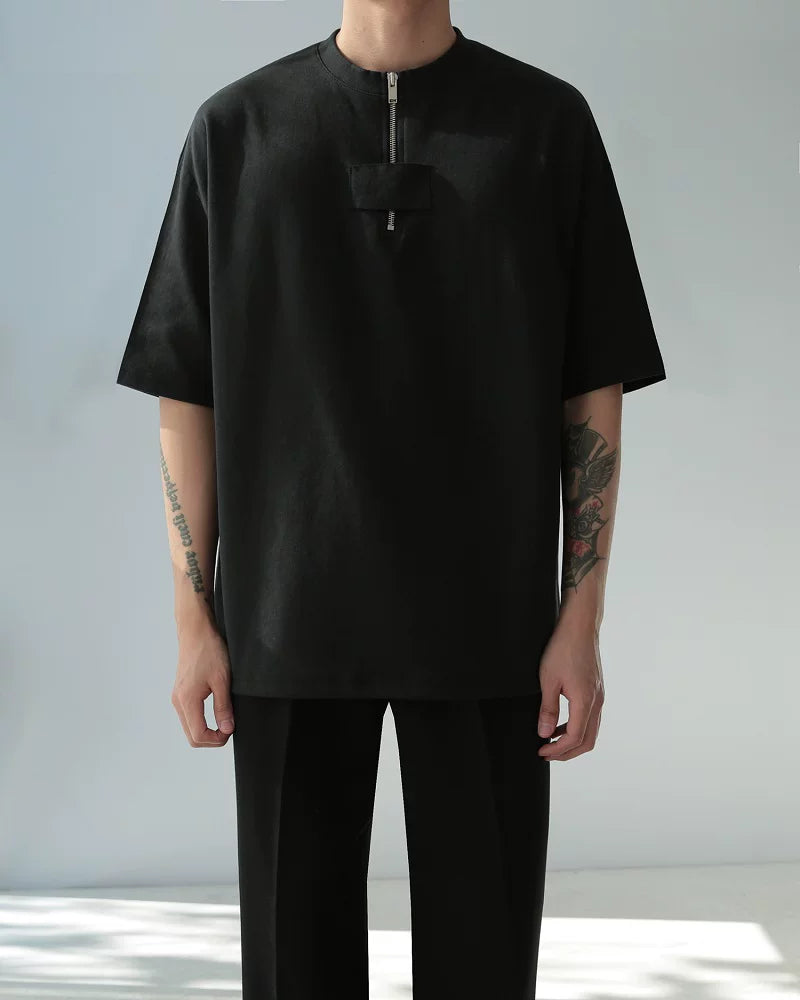 Polar Zipfront Minimal Tee