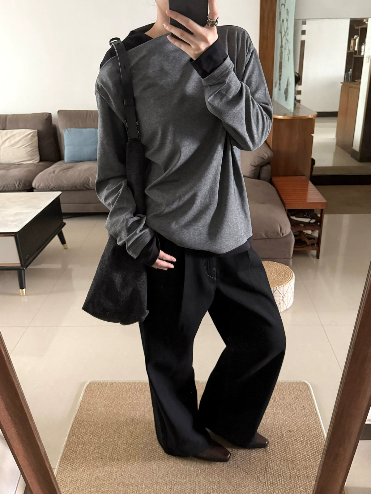 Nox Layered Crewneck Sweater