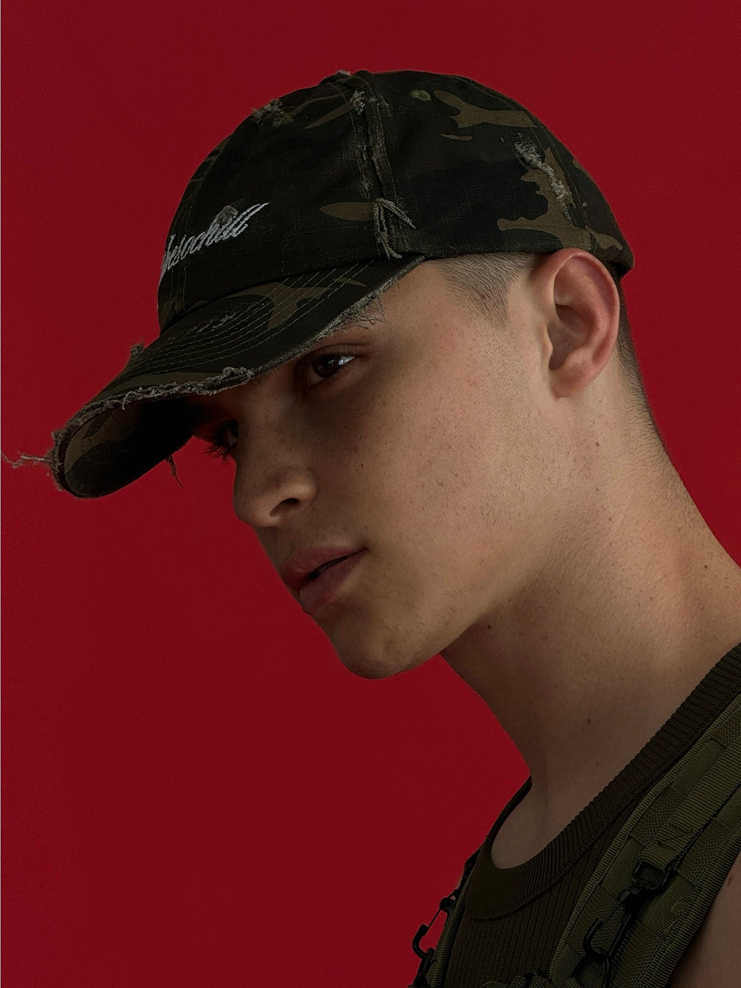 Urban Distress Script Baseball Cap