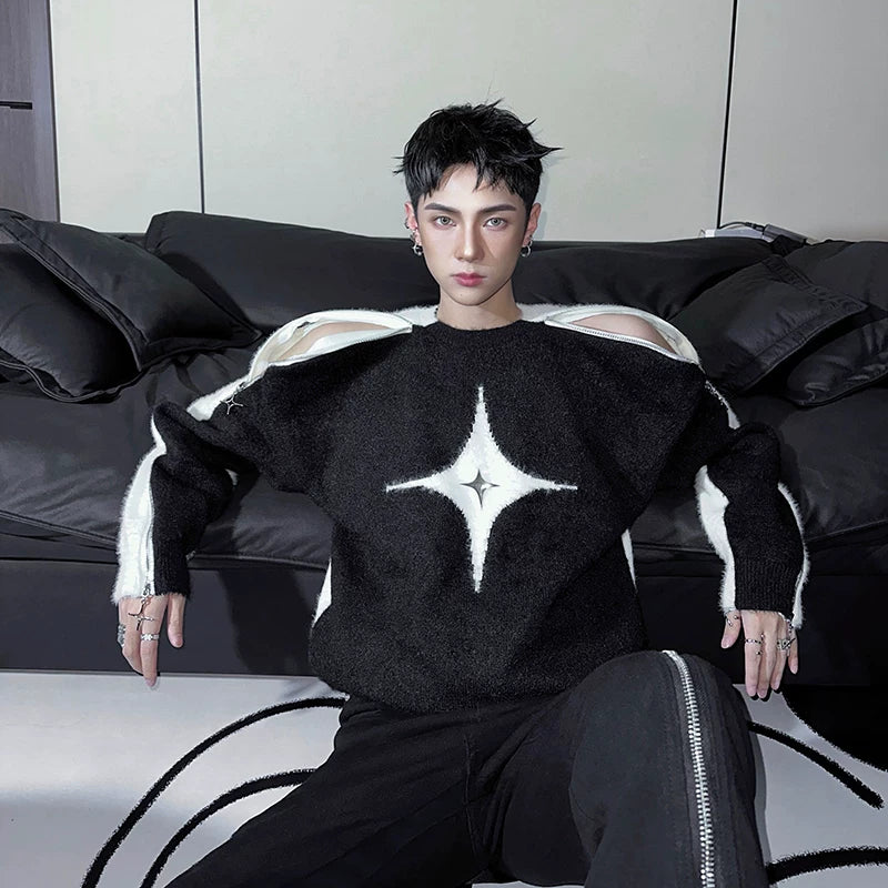 Nova Rift Asym Zip-Star Sweater