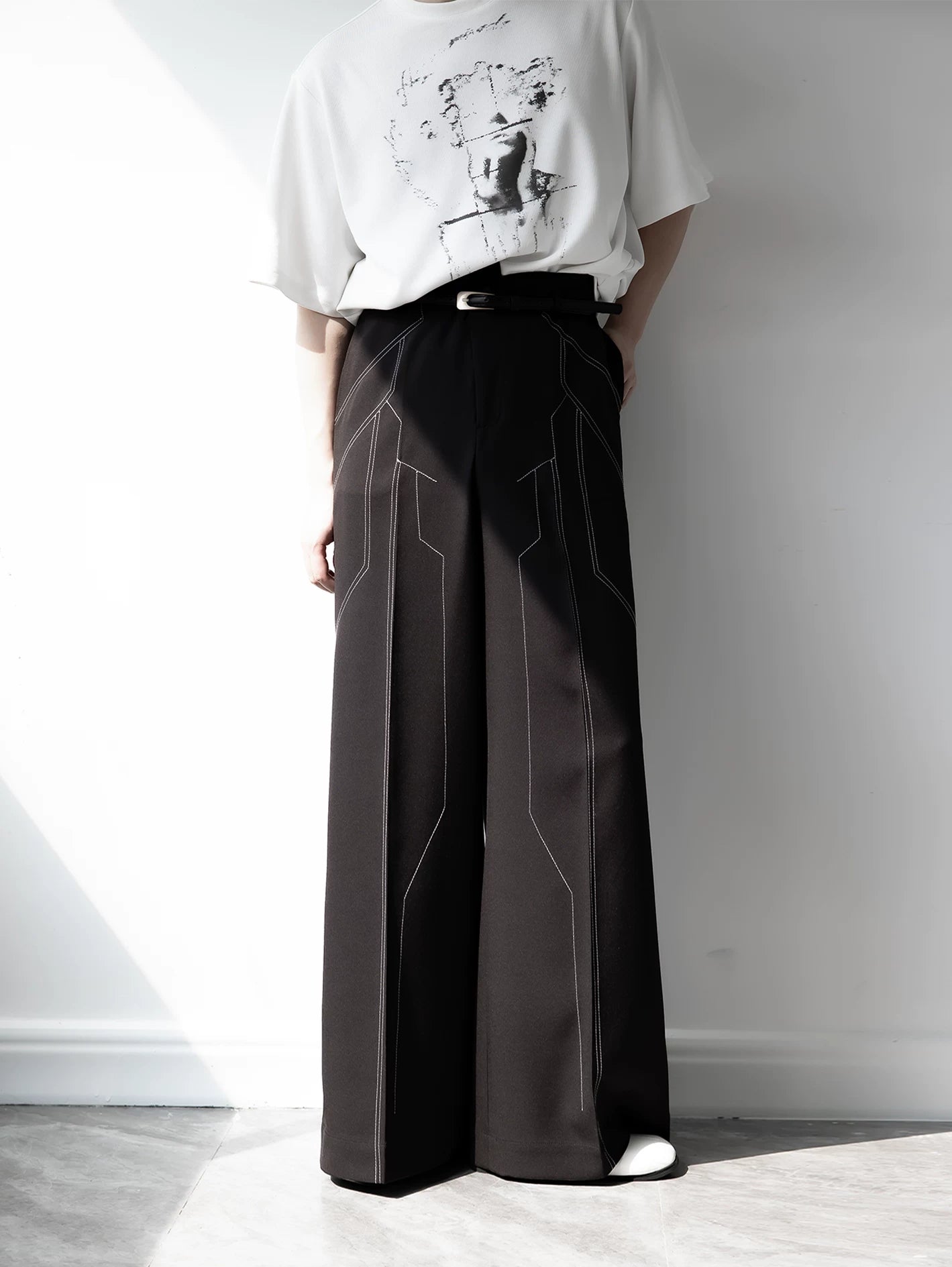 Circuit Trace Wide Trousers