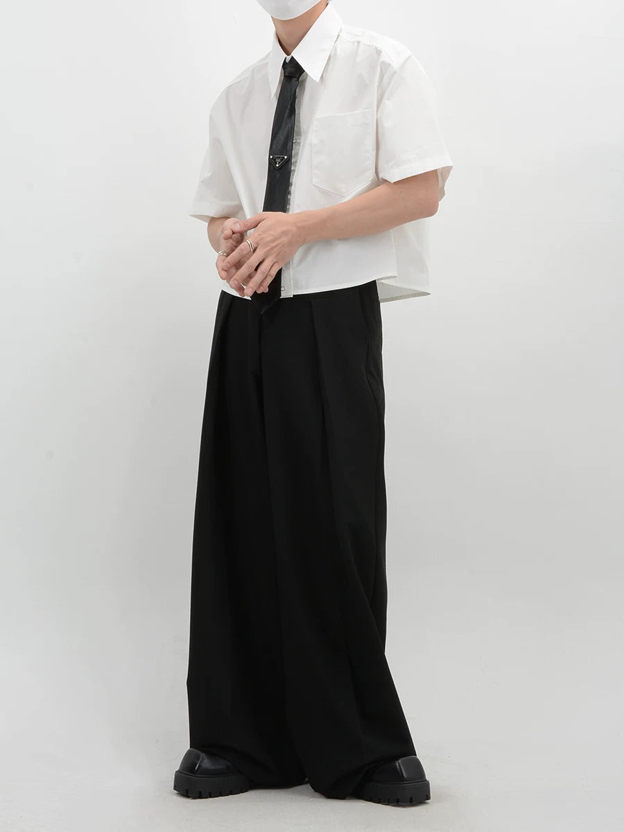 Inkline Boxy Crop Shirt