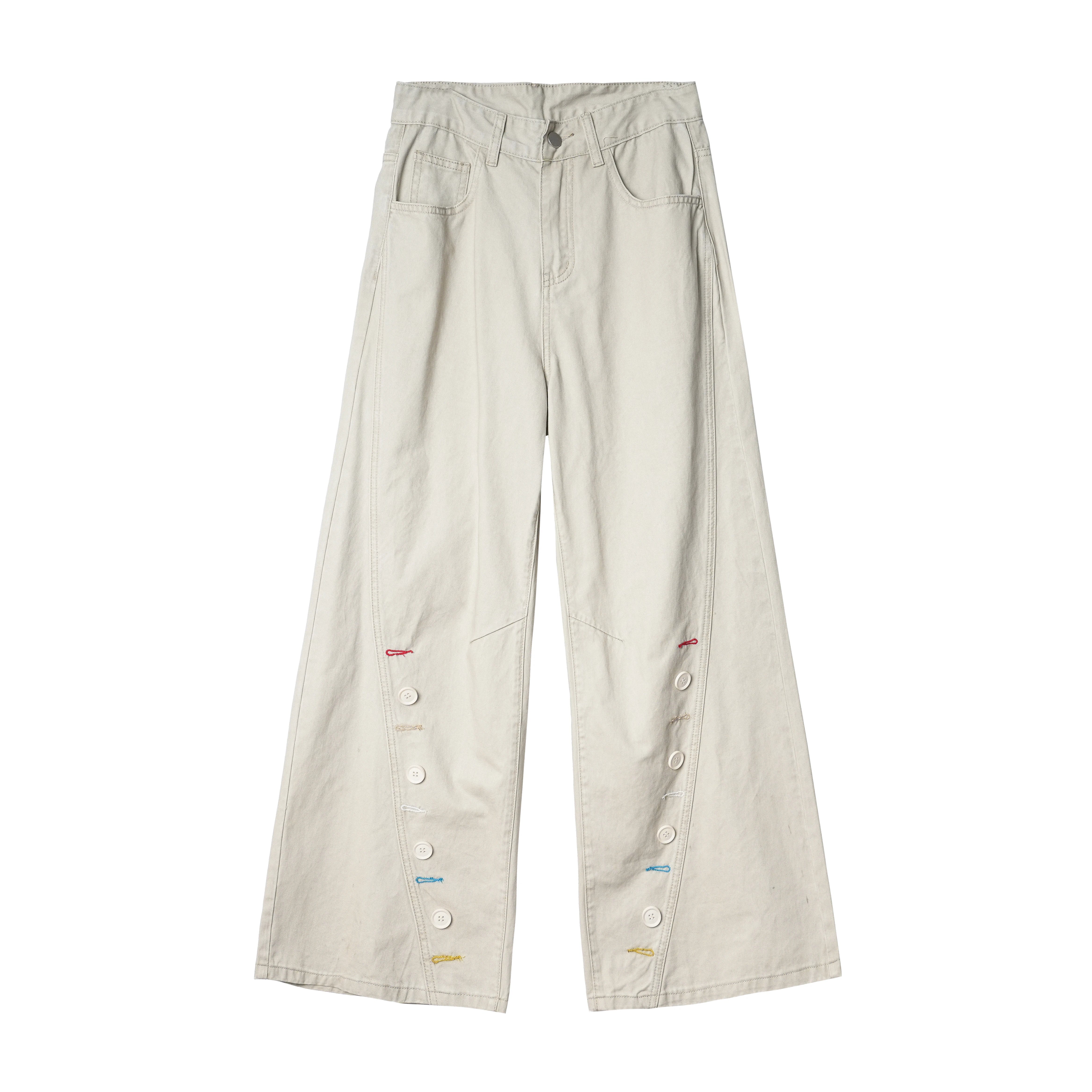 Patchline Carnival Wide-Leg Jeans