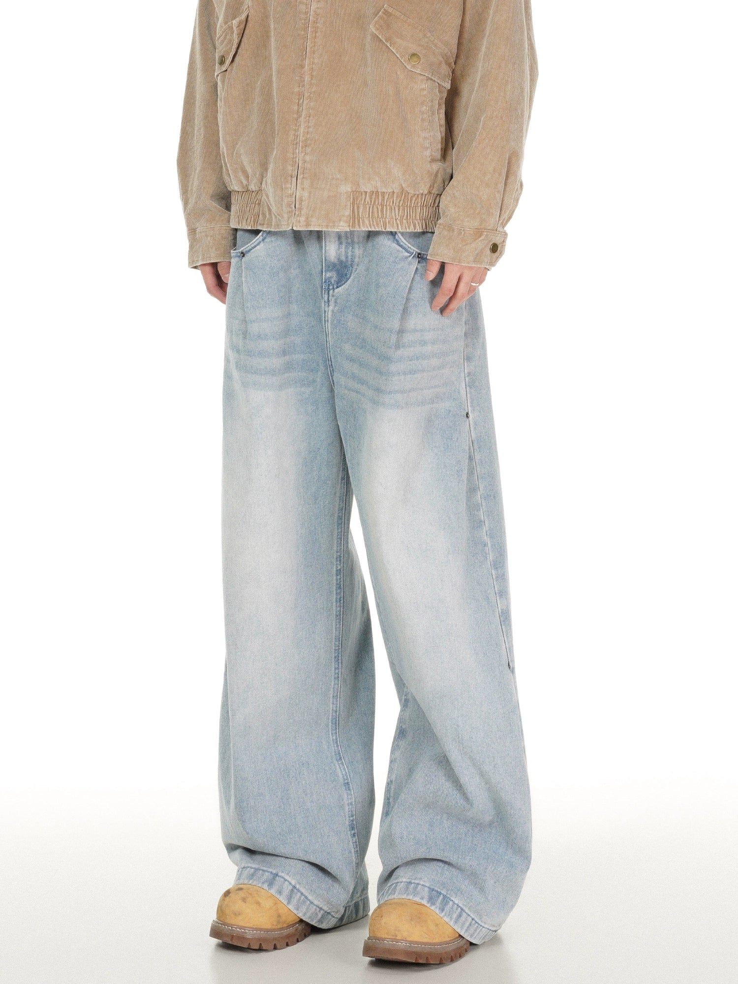 Glacier Wash Giant Leg Jeans