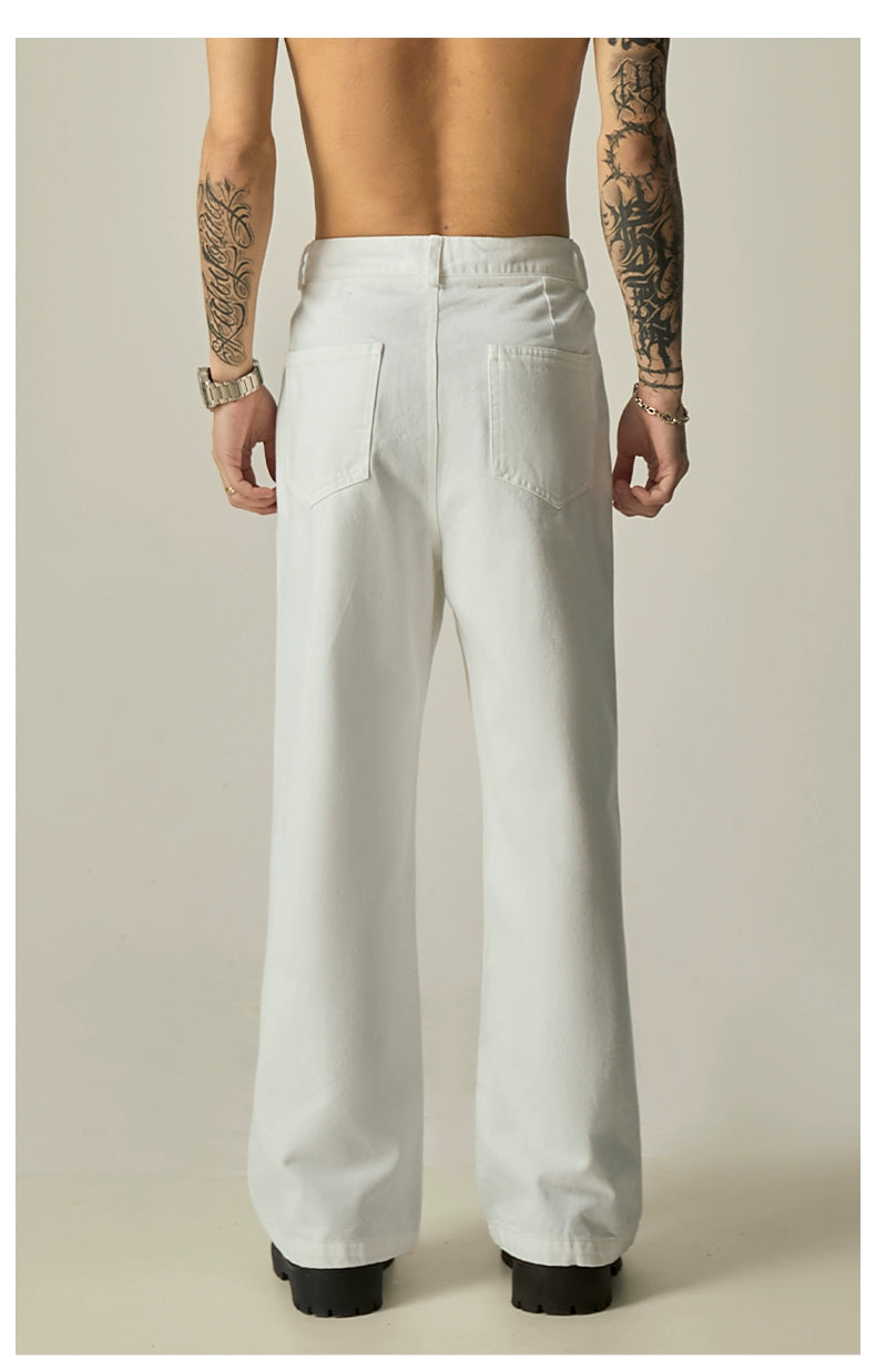 Ivory Current Ultra-Wide Jeans