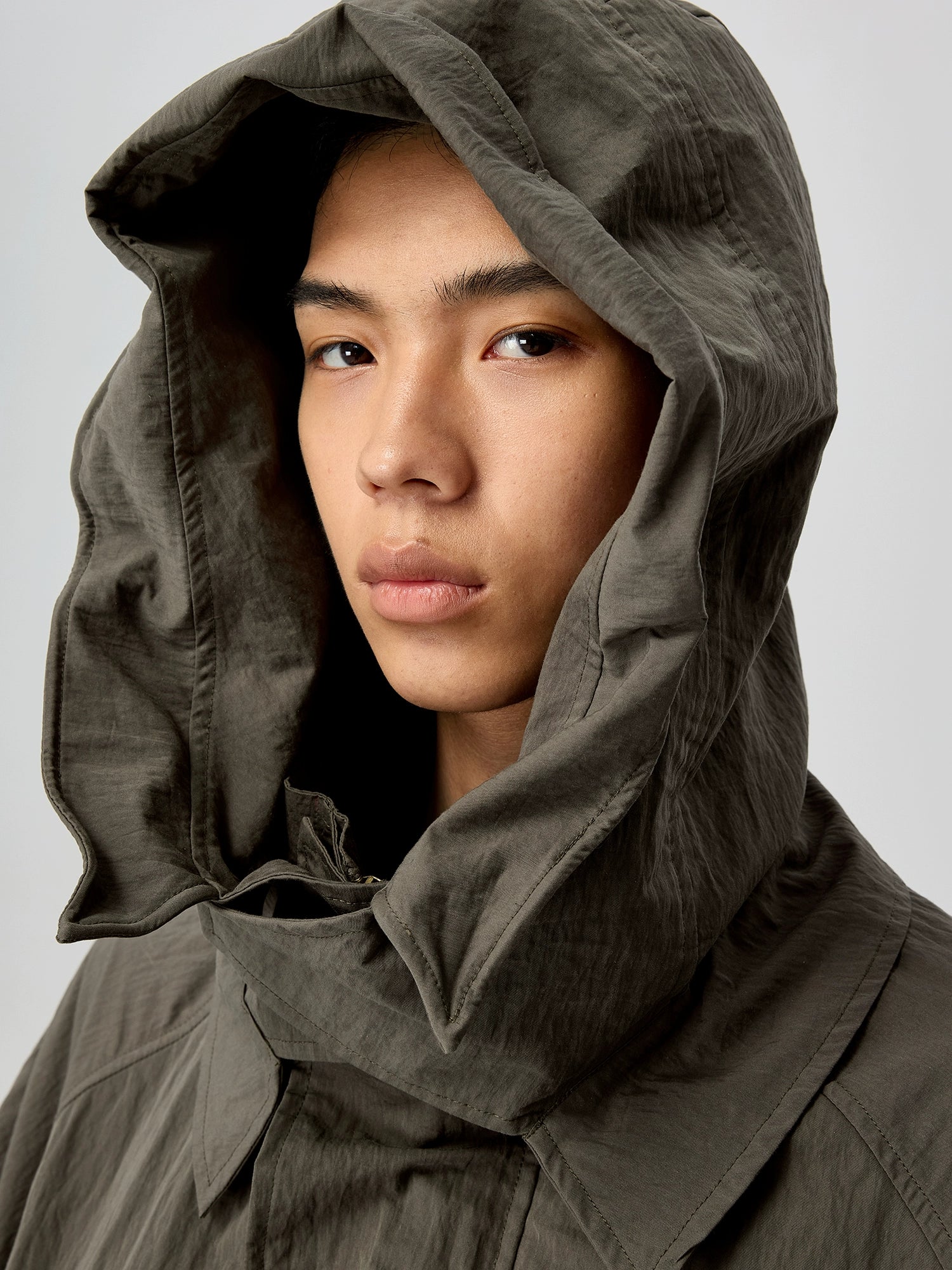 Mist Haven Oversized Hooded Coat