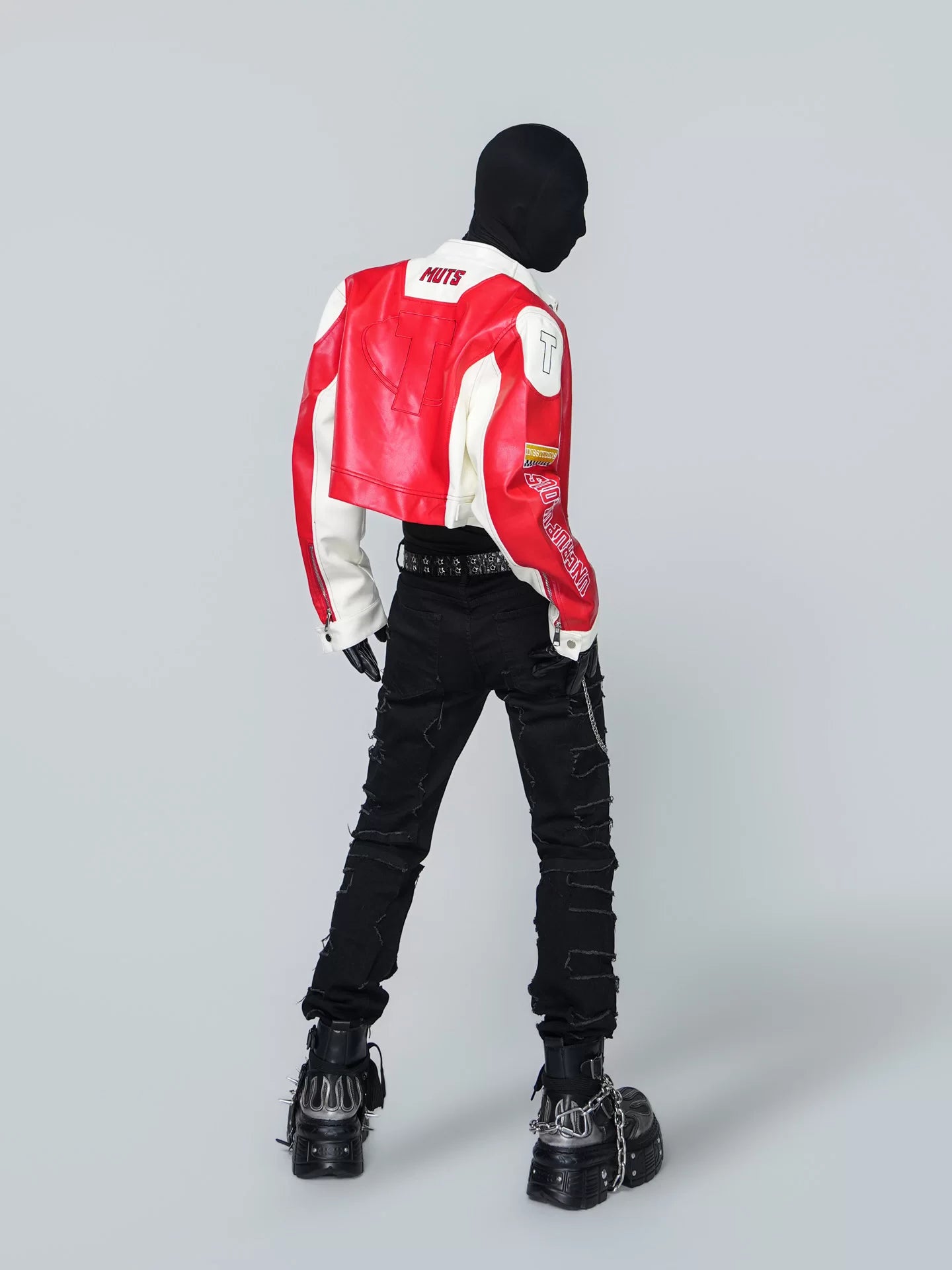 Scarlet Overdrive Cropped Racing Jacket