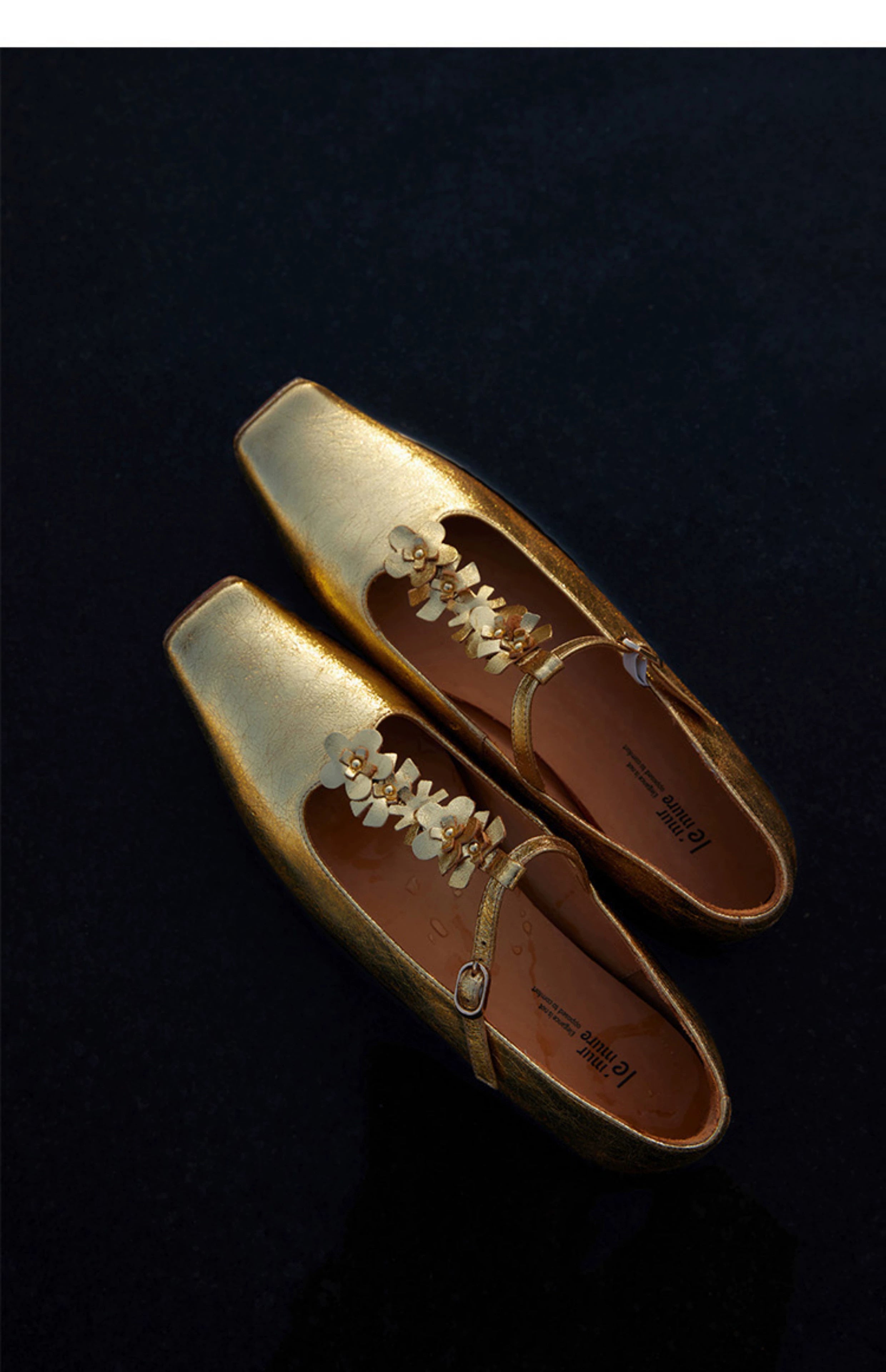 Floral Square Toe Mary Janes