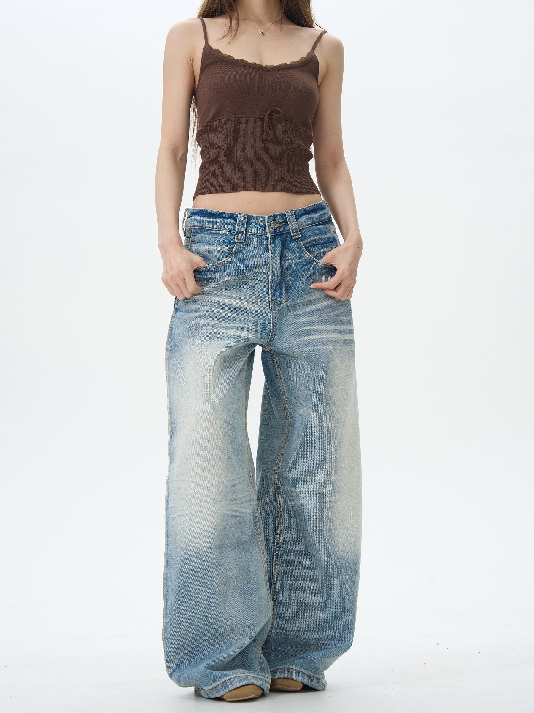 Baggy Wide Leg Jeans