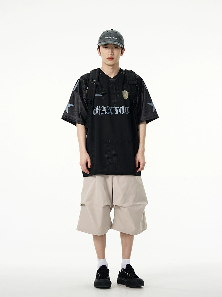 Oversized Mesh Soccer Jersey