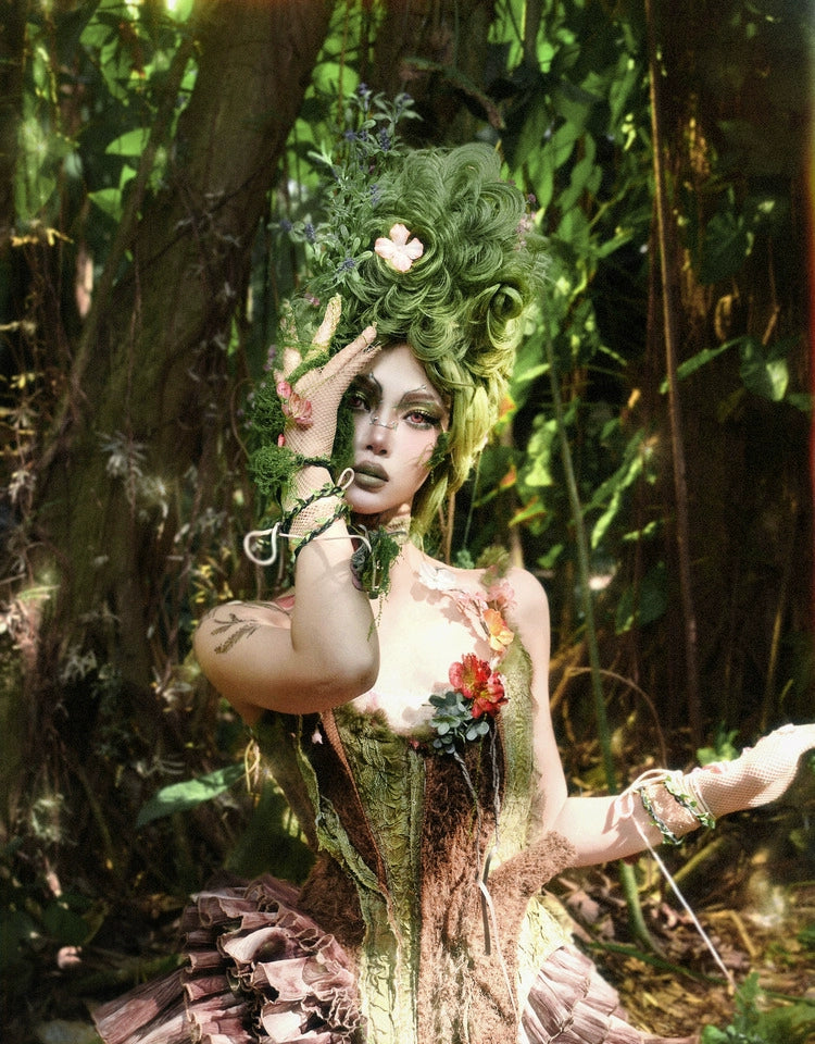 Steampunk Ruffle Corset