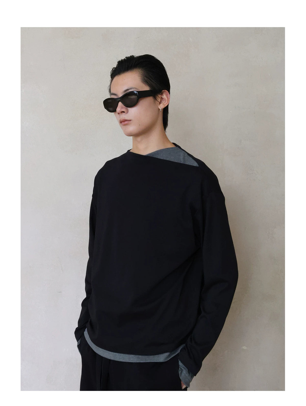 Nox Layered Crewneck Sweater